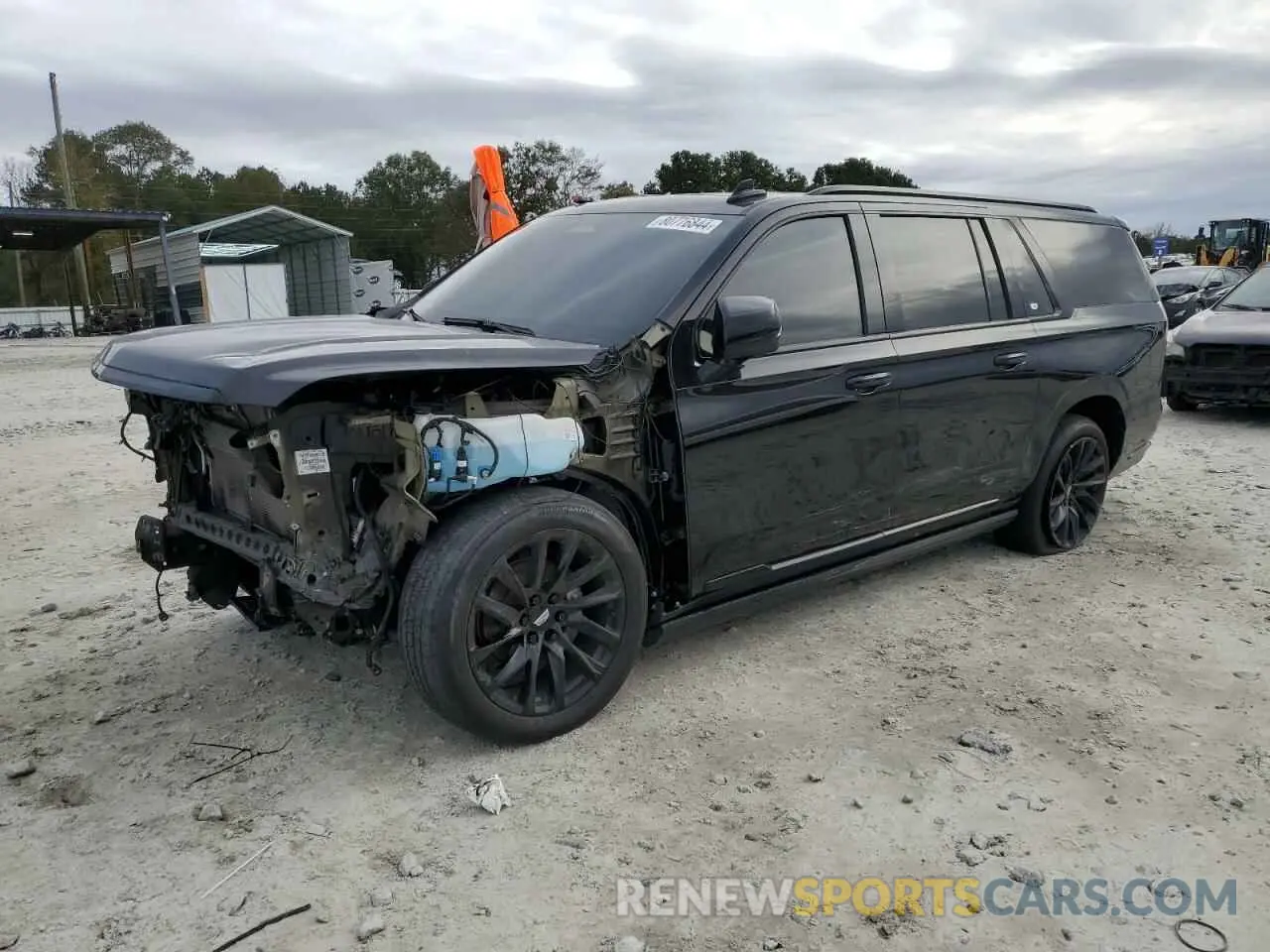 1 fotografías del automóvil dañado 1GYS4RKL5NR333865 CADILLAC ESCALADE 2022