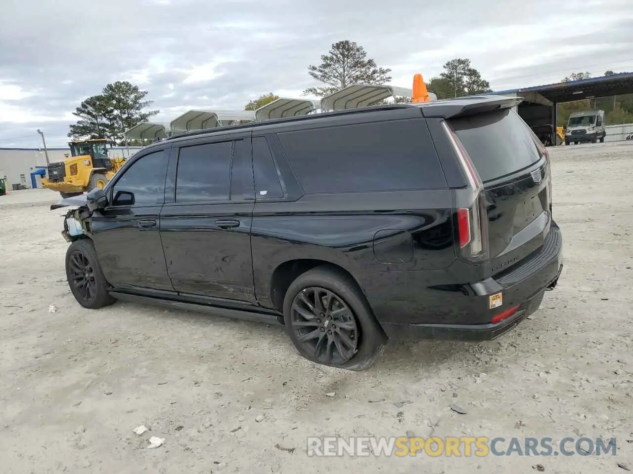 2 fotografías del automóvil dañado 1GYS4RKL5NR333865 CADILLAC ESCALADE 2022
