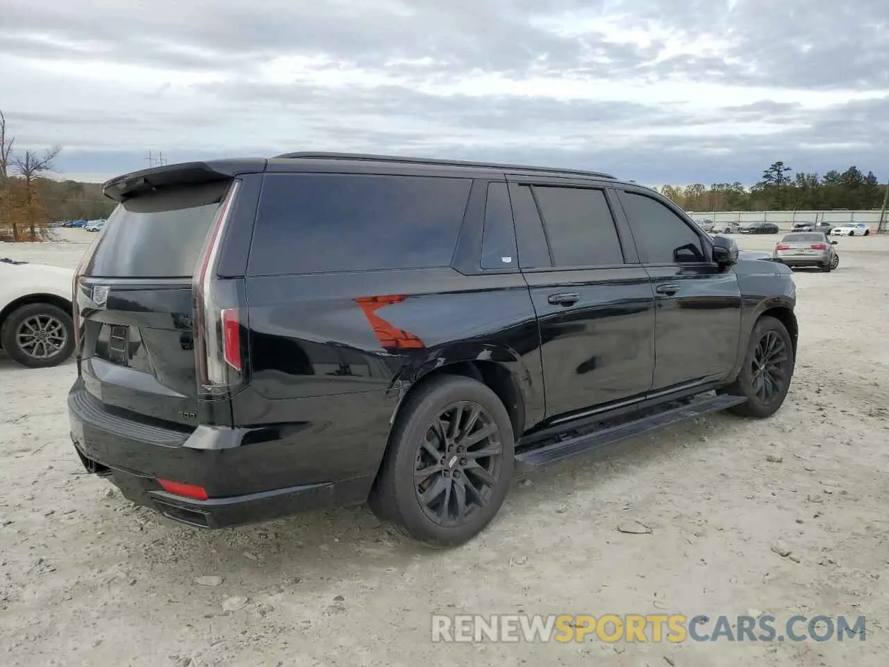 3 fotografías del automóvil dañado 1GYS4RKL5NR333865 CADILLAC ESCALADE 2022