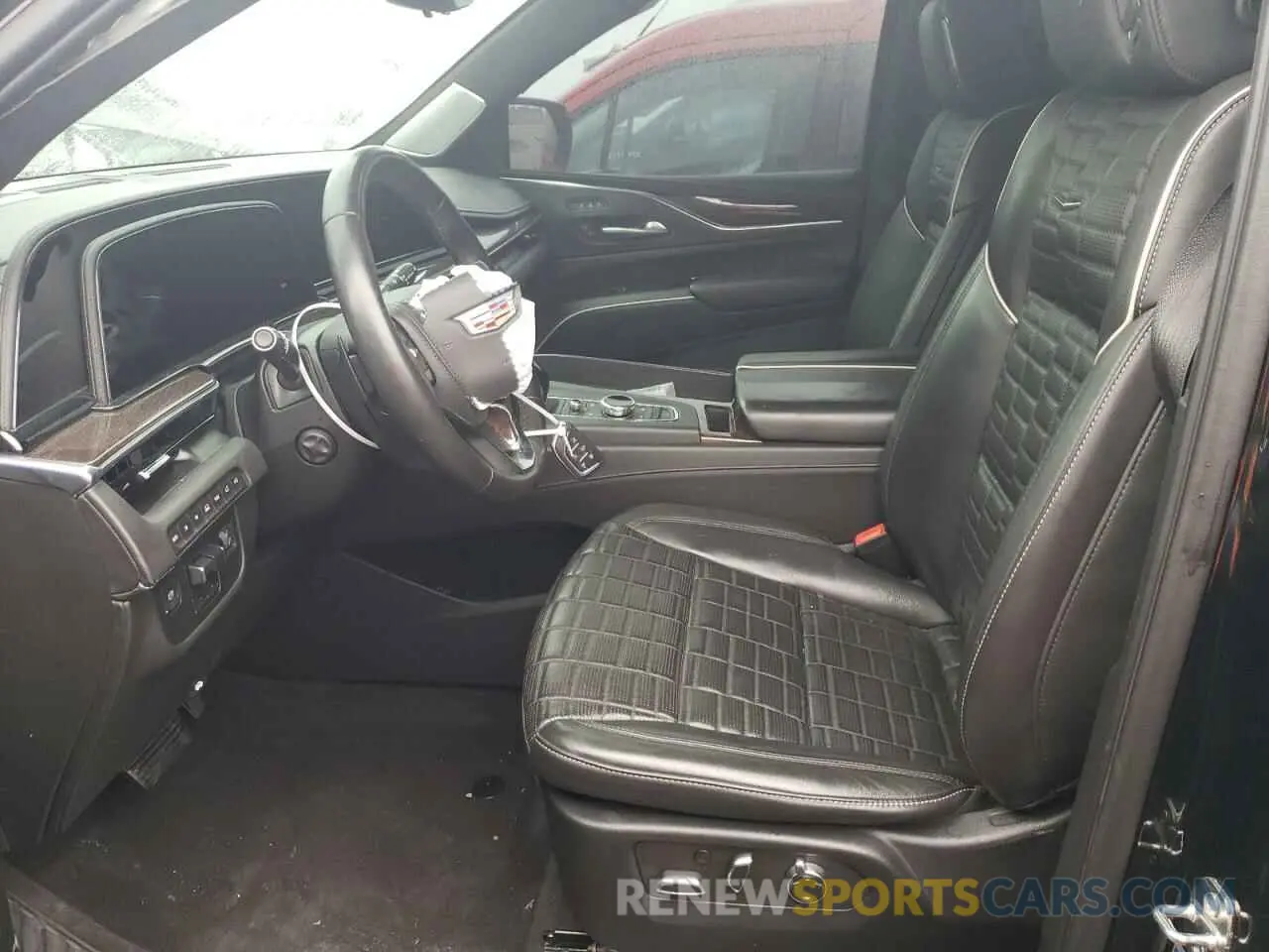 7 fotografías del automóvil dañado 1GYS4RKL5NR333865 CADILLAC ESCALADE 2022