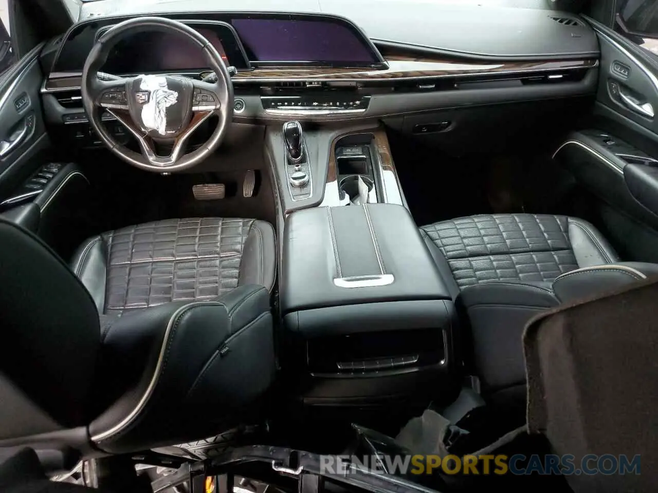 8 fotografías del automóvil dañado 1GYS4RKL5NR333865 CADILLAC ESCALADE 2022