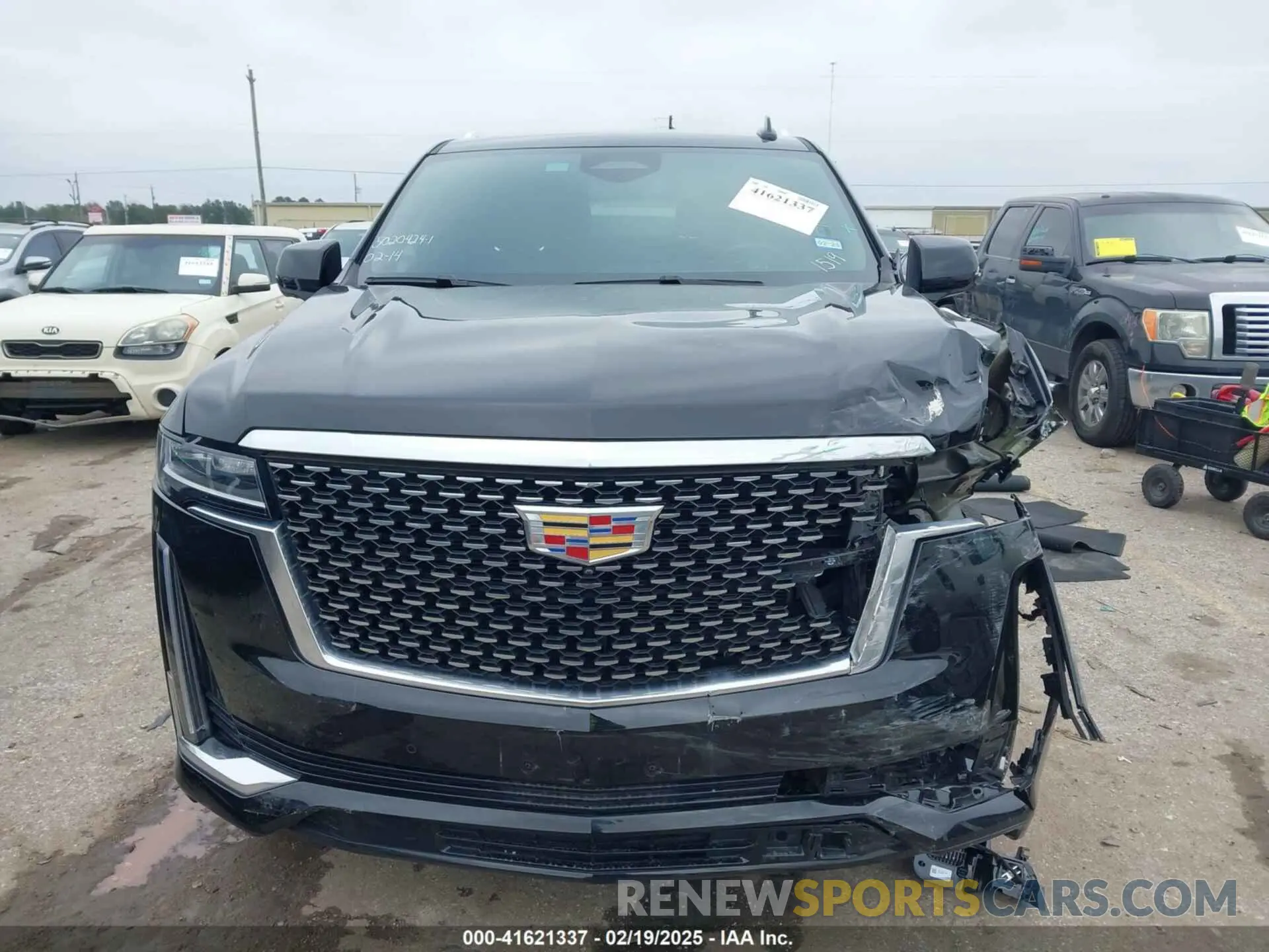 12 fotografías del automóvil dañado 1GYS3AKL3PR161519 CADILLAC ESCALADE 2023