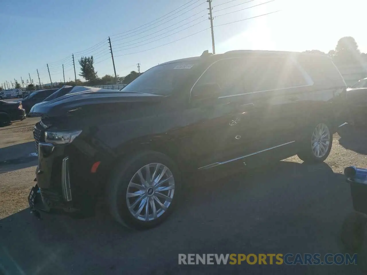 1 fotografías del automóvil dañado 1GYS3JKL6PR292153 CADILLAC ESCALADE 2023