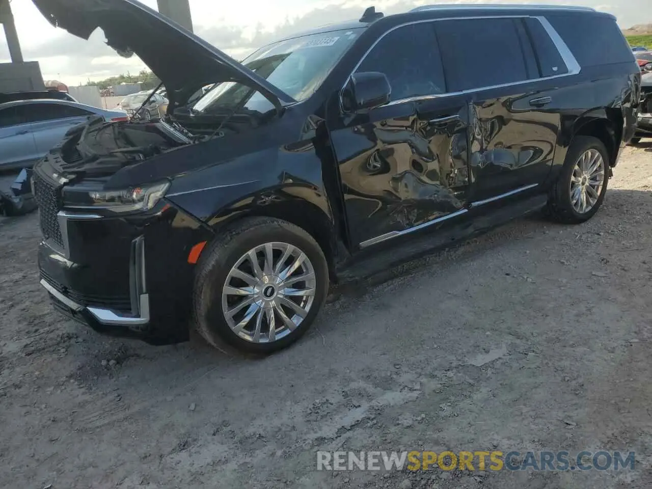 1 fotografías del automóvil dañado 1GYS3KKL9PR262067 CADILLAC ESCALADE 2023