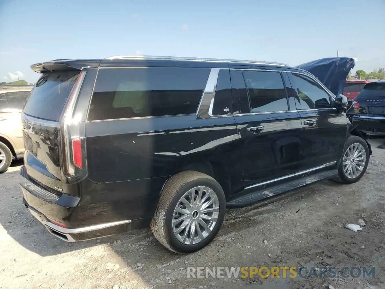 3 fotografías del automóvil dañado 1GYS3KKL9PR262067 CADILLAC ESCALADE 2023