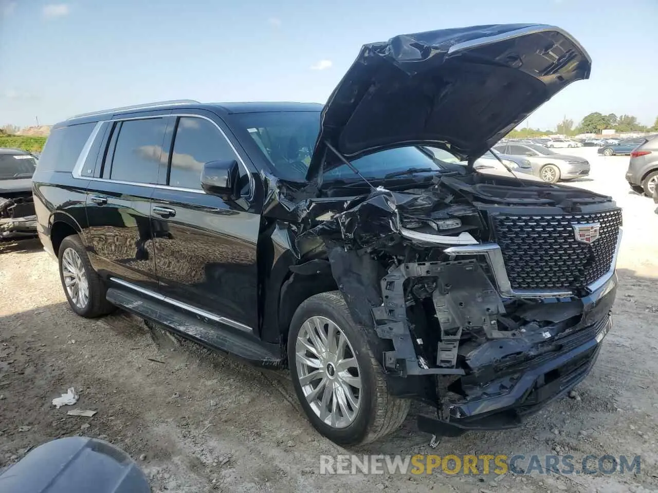 4 fotografías del automóvil dañado 1GYS3KKL9PR262067 CADILLAC ESCALADE 2023