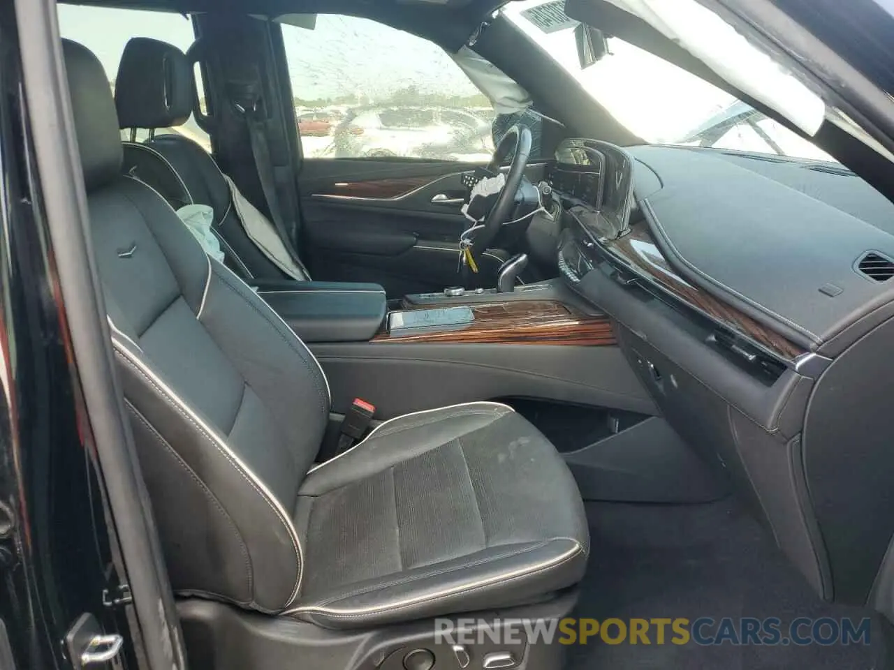 7 fotografías del automóvil dañado 1GYS3KKL9PR262067 CADILLAC ESCALADE 2023