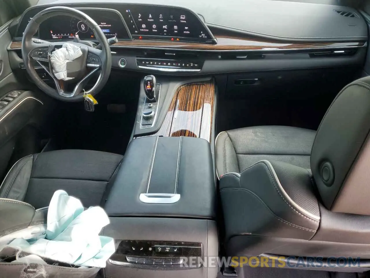 8 fotografías del automóvil dañado 1GYS3KKL9PR262067 CADILLAC ESCALADE 2023