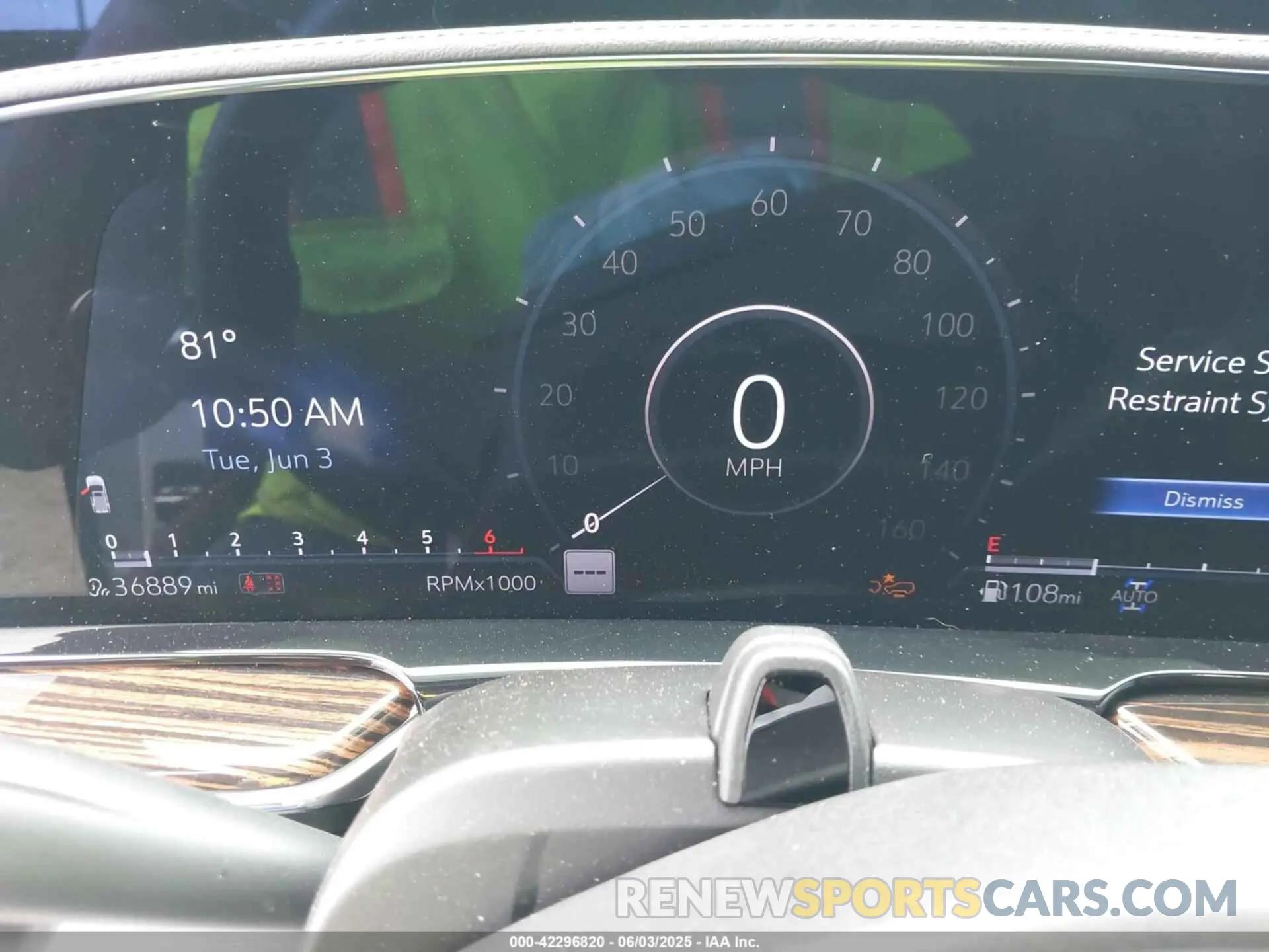 7 fotografías del automóvil dañado 1GYS4BKL5PR512191 CADILLAC ESCALADE 2023