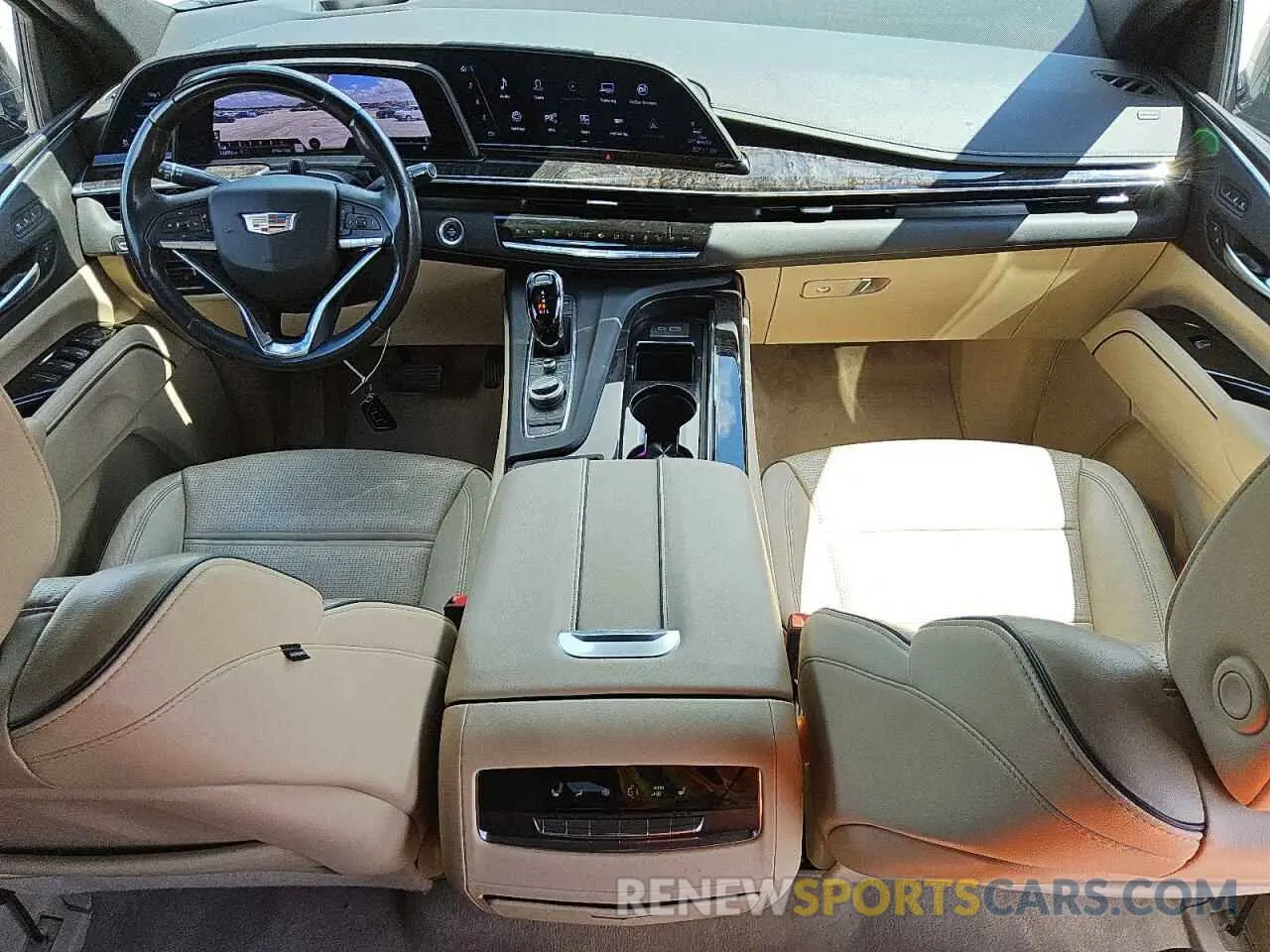 8 fotografías del automóvil dañado 1GYS4BKL7PR332923 CADILLAC ESCALADE 2023