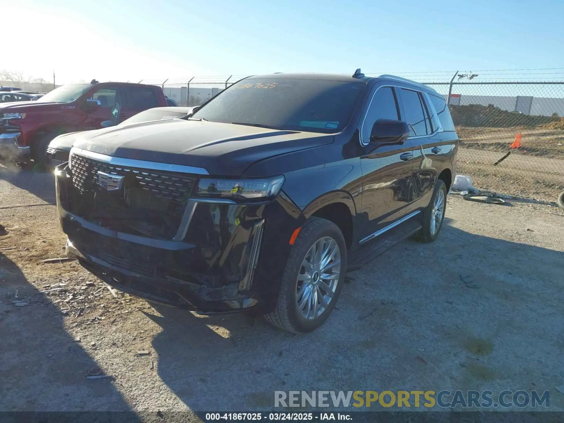 2 fotografías del automóvil dañado 1GYS4BKL7PR382446 CADILLAC ESCALADE 2023