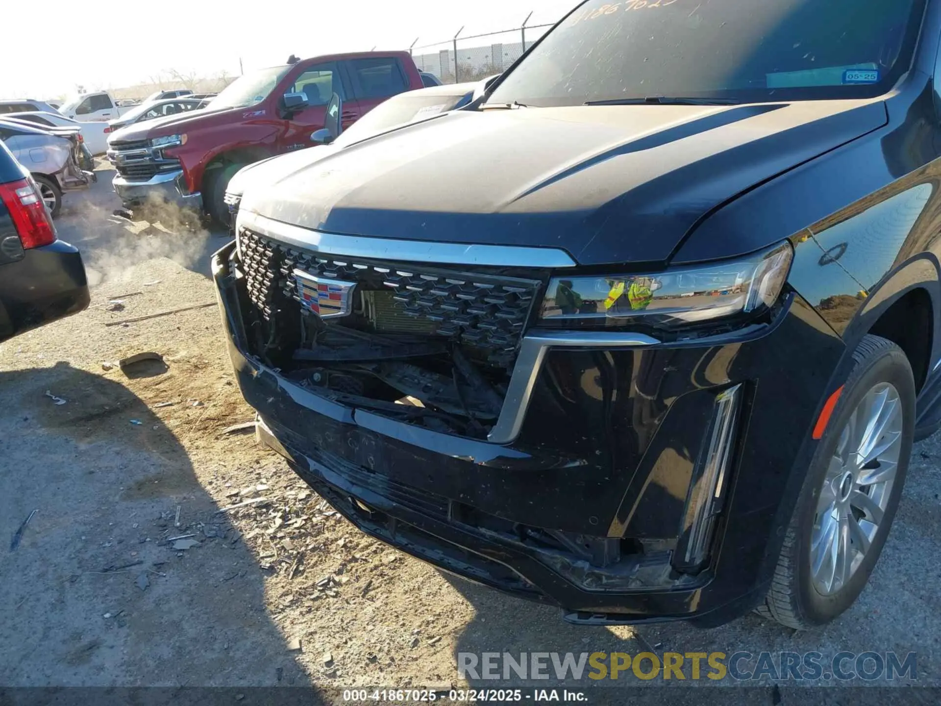 6 fotografías del automóvil dañado 1GYS4BKL7PR382446 CADILLAC ESCALADE 2023