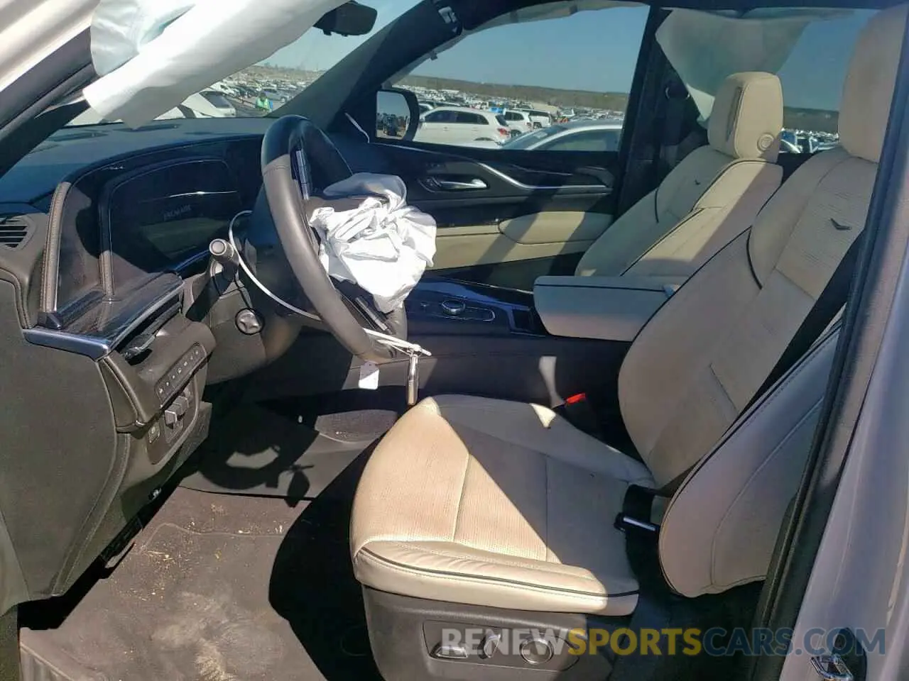 7 fotografías del automóvil dañado 1GYS4FKL9PR531625 CADILLAC ESCALADE 2023