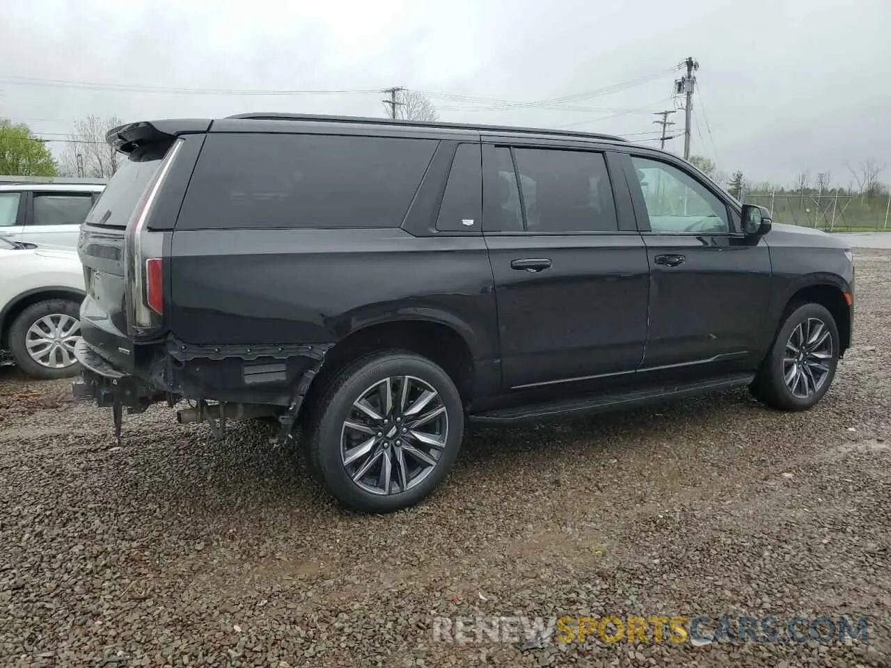 3 fotografías del automóvil dañado 1GYS4RKL1PR156900 CADILLAC ESCALADE 2023