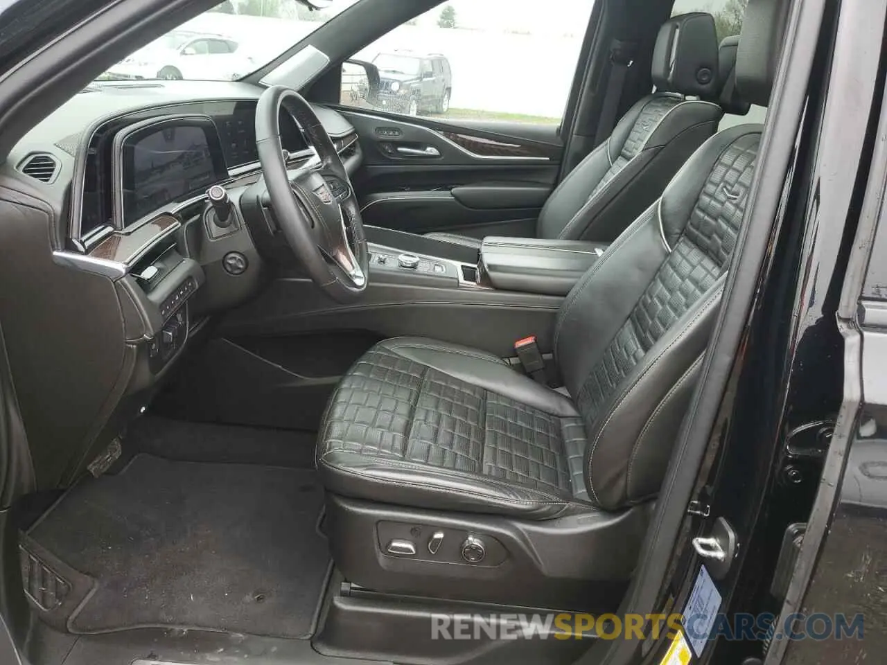 7 fotografías del automóvil dañado 1GYS4RKL1PR156900 CADILLAC ESCALADE 2023