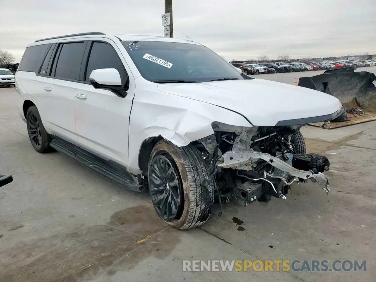 4 fotografías del automóvil dañado 1GYS4RKL1PR358913 CADILLAC ESCALADE 2023