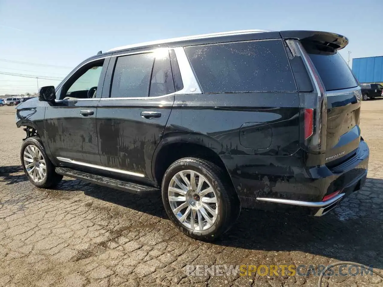 2 fotografías del automóvil dañado 1GYS3BKL3RR225163 CADILLAC ESCALADE 2024