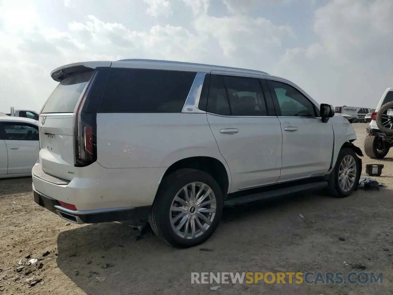 3 fotografías del automóvil dañado 1GYS4BKL9RR184065 CADILLAC ESCALADE 2024