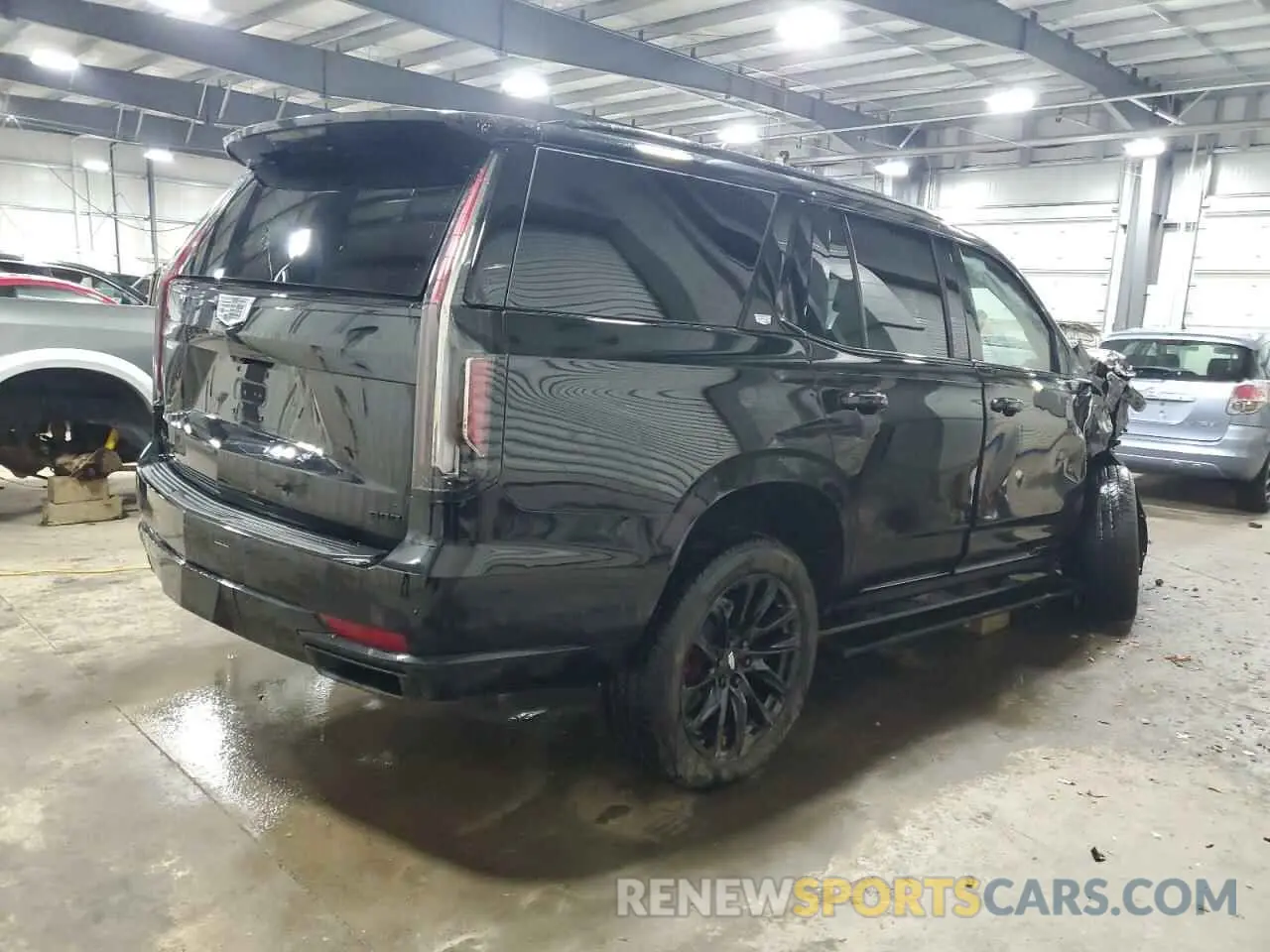 3 fotografías del automóvil dañado 1GYS4FKL4RR310968 CADILLAC ESCALADE 2024