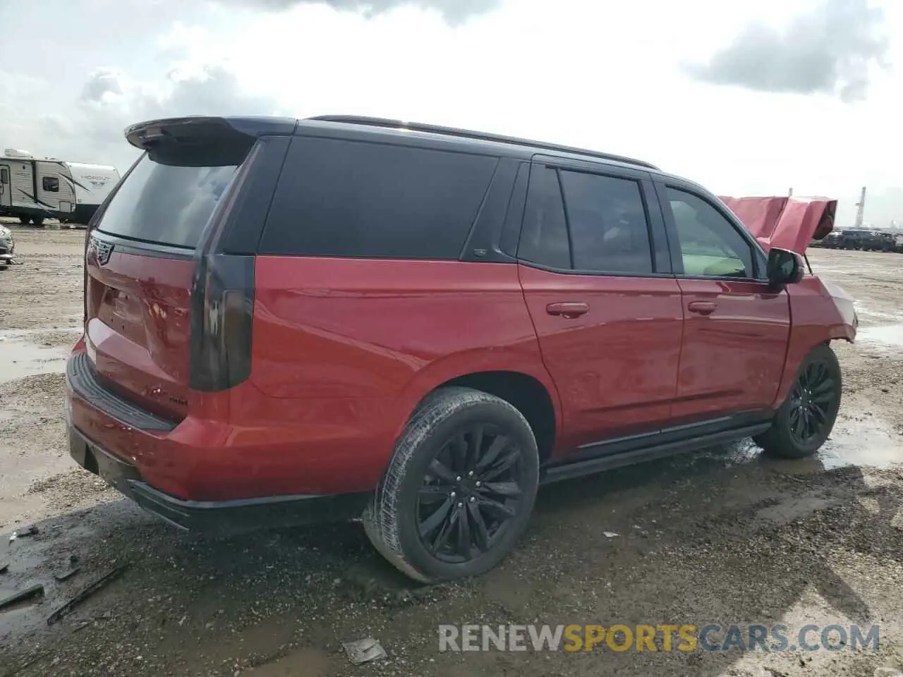 3 fotografías del automóvil dañado 1GYS4FKL9RR185627 CADILLAC ESCALADE 2024