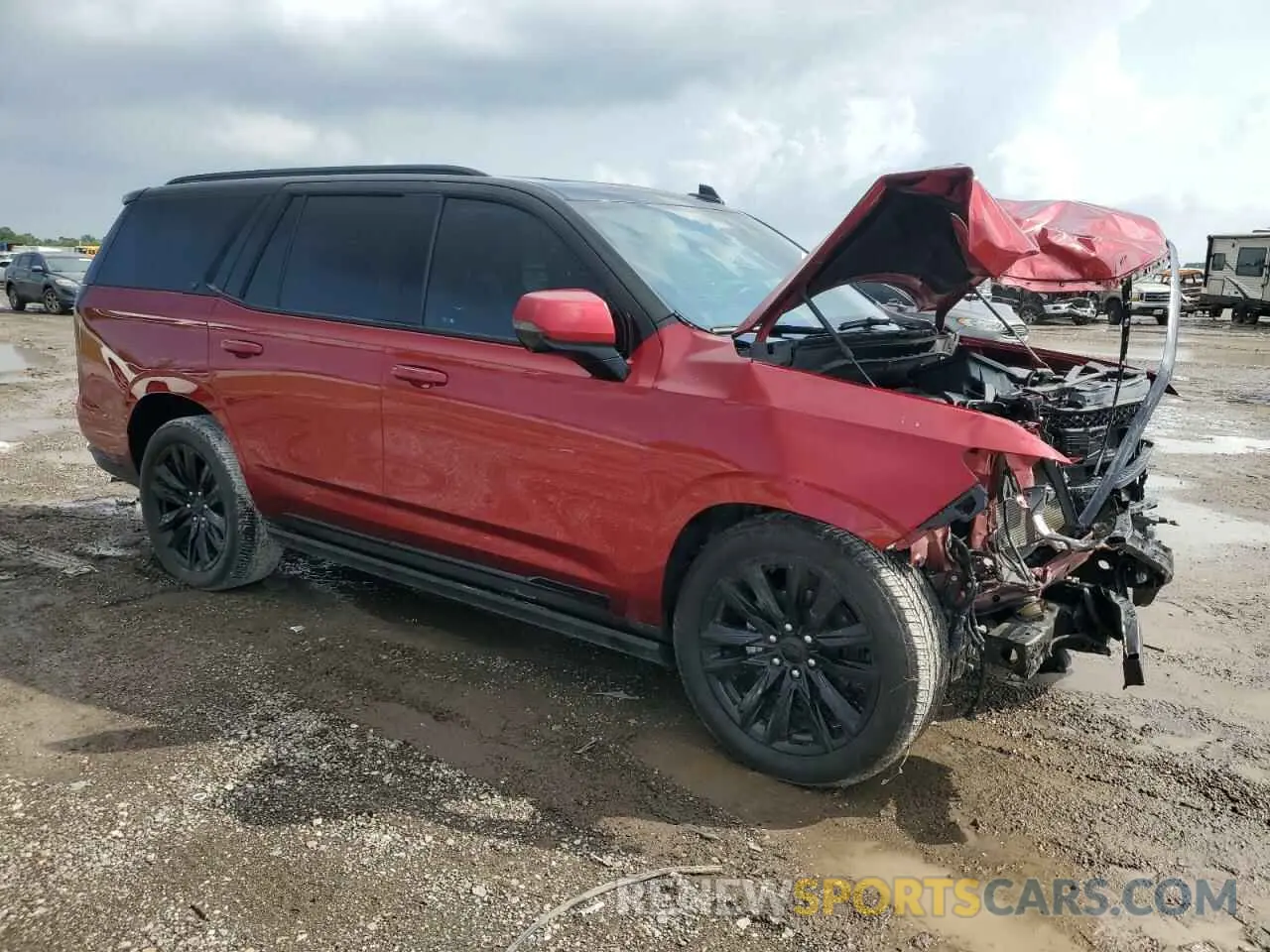 4 fotografías del automóvil dañado 1GYS4FKL9RR185627 CADILLAC ESCALADE 2024