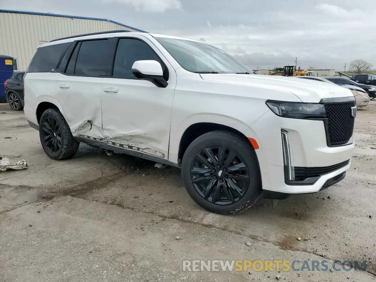 4 fotografías del automóvil dañado 1GYS4GKL9RR231253 CADILLAC ESCALADE 2024