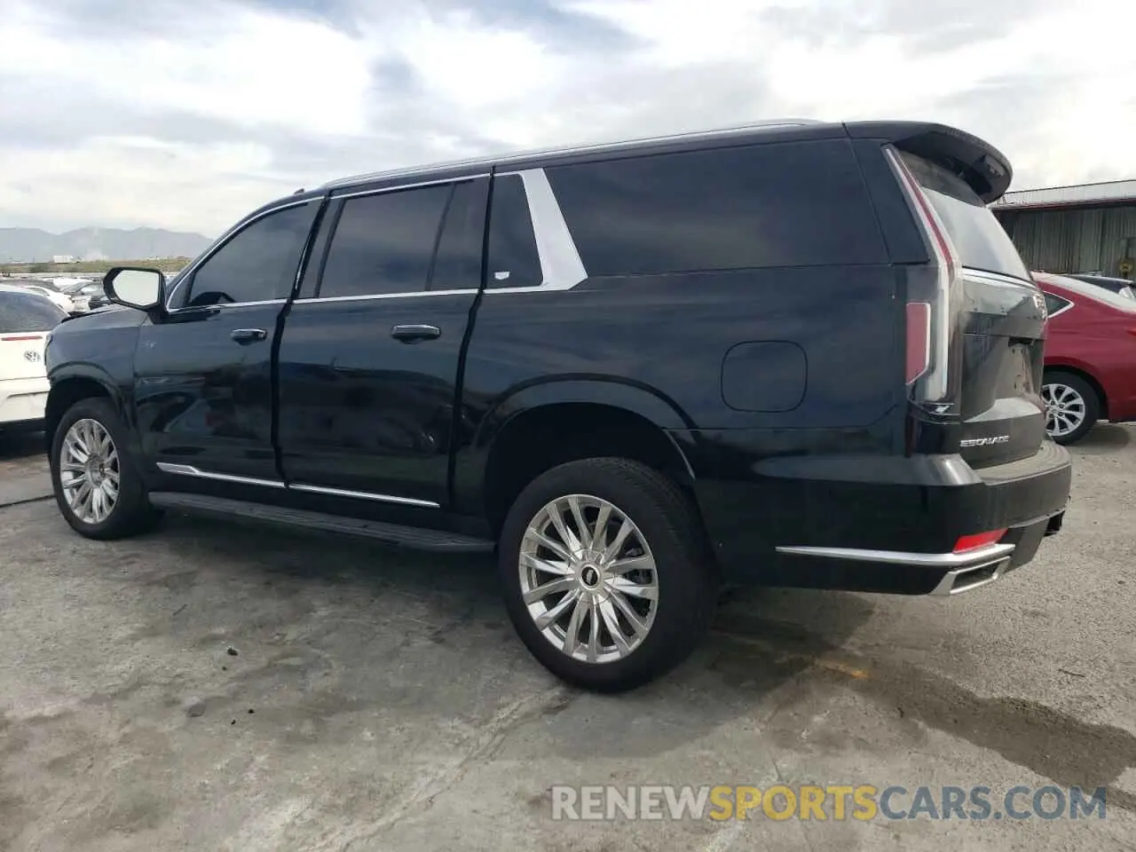 2 fotografías del automóvil dañado 1GYS4KKL0RR367936 CADILLAC ESCALADE 2024