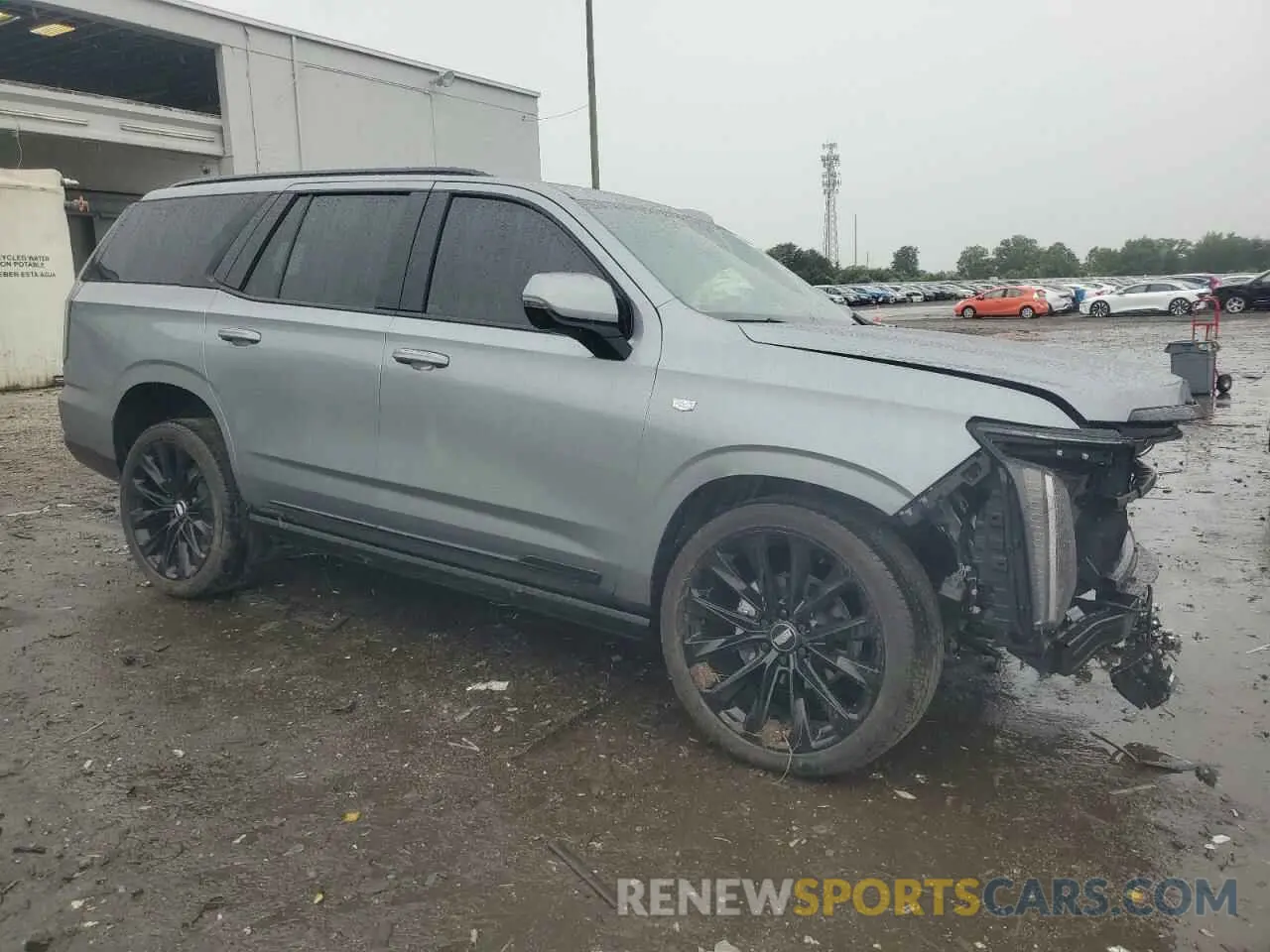 4 fotografías del automóvil dañado 1GYS9GRL8SR240863 CADILLAC ESCALADE 2025