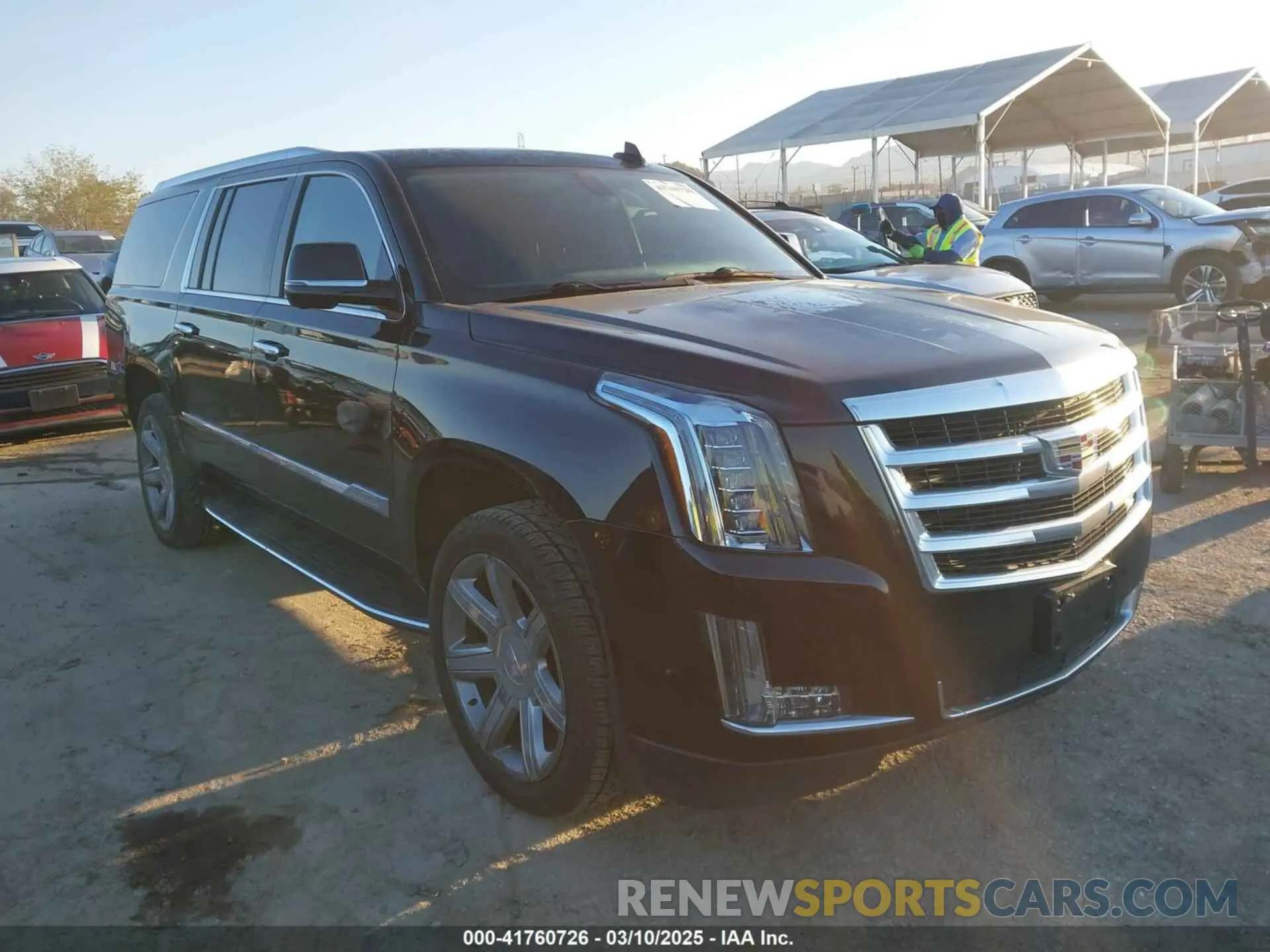 1 fotografías del automóvil dañado 1GYS3GKJ8LR232693 CADILLAC ESCALADE ESV 2020