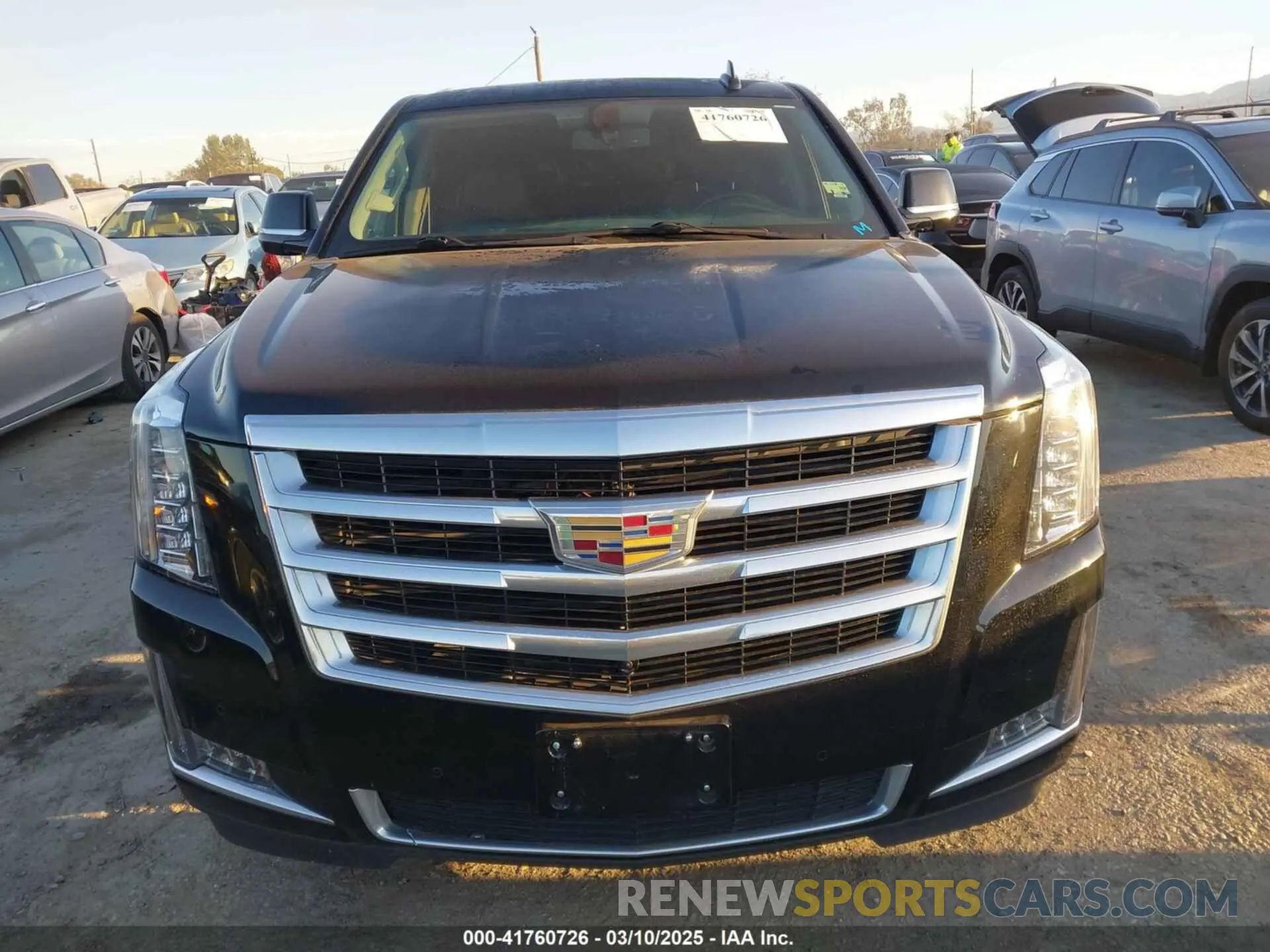 12 fotografías del automóvil dañado 1GYS3GKJ8LR232693 CADILLAC ESCALADE ESV 2020