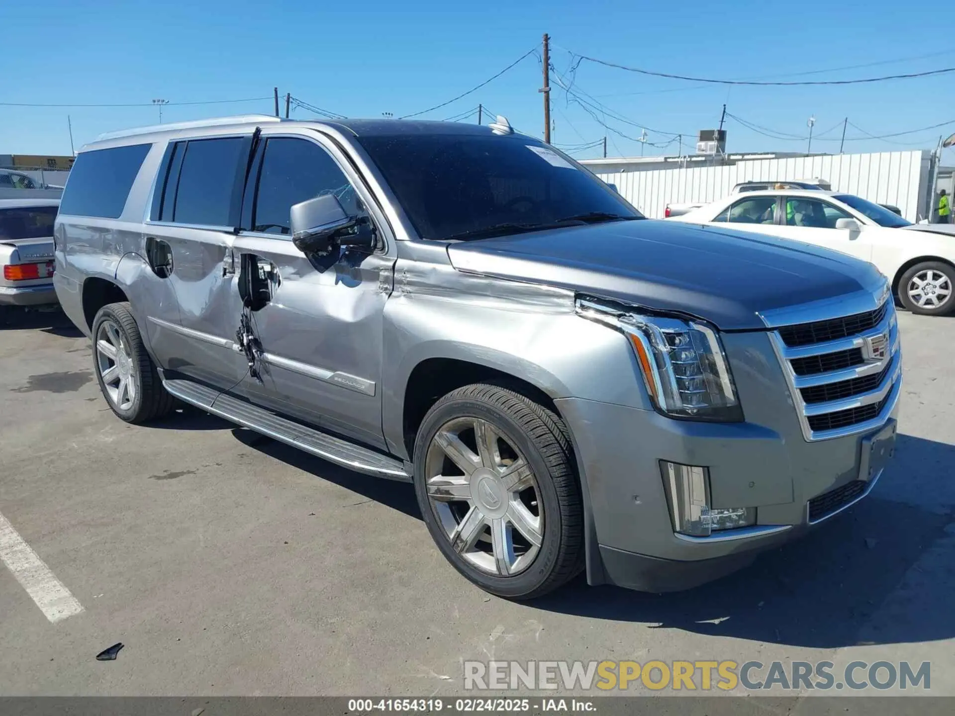 1 fotografías del automóvil dañado 1GYS3HKJ3LR224930 CADILLAC ESCALADE ESV 2020