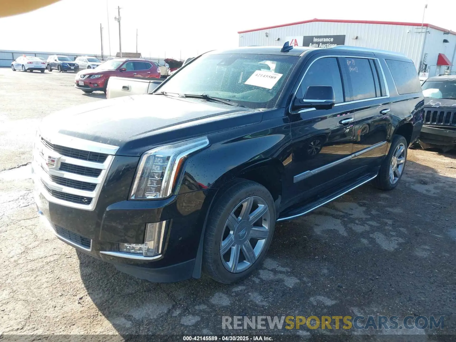 2 fotografías del automóvil dañado 1GYS3HKJXLR138403 CADILLAC ESCALADE ESV 2020