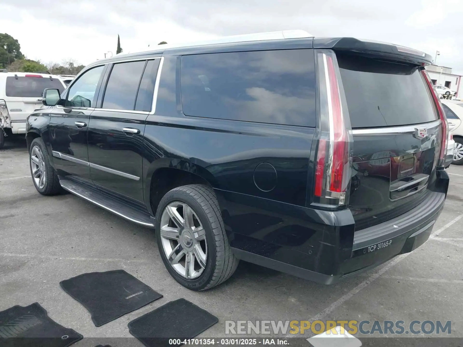 3 fotografías del automóvil dañado 1GYS4GKJ6LR270968 CADILLAC ESCALADE ESV 2020