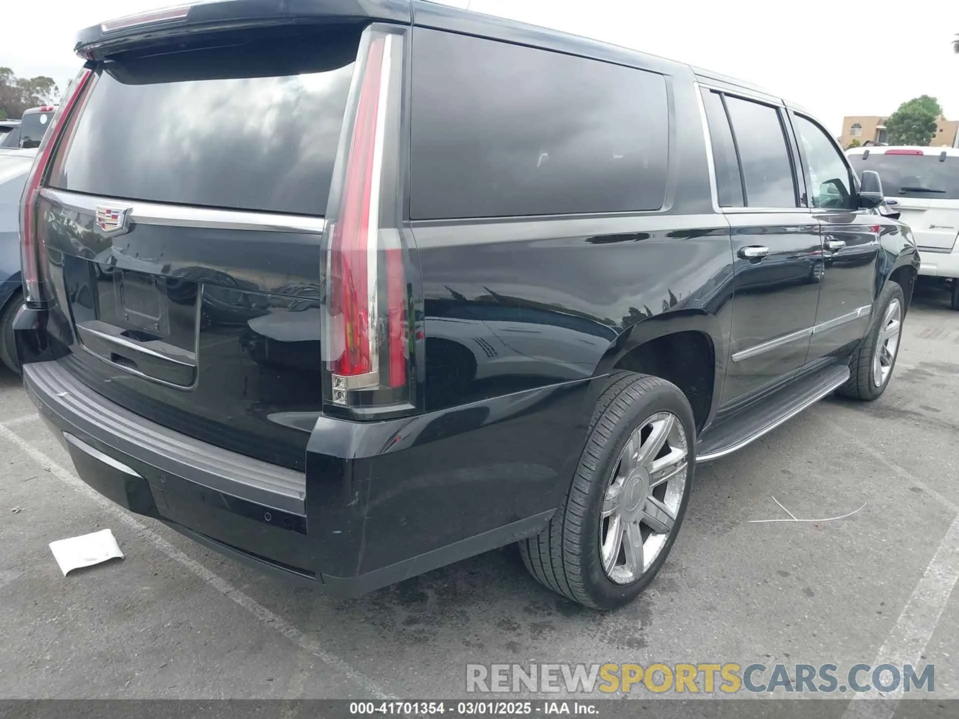 4 fotografías del automóvil dañado 1GYS4GKJ6LR270968 CADILLAC ESCALADE ESV 2020