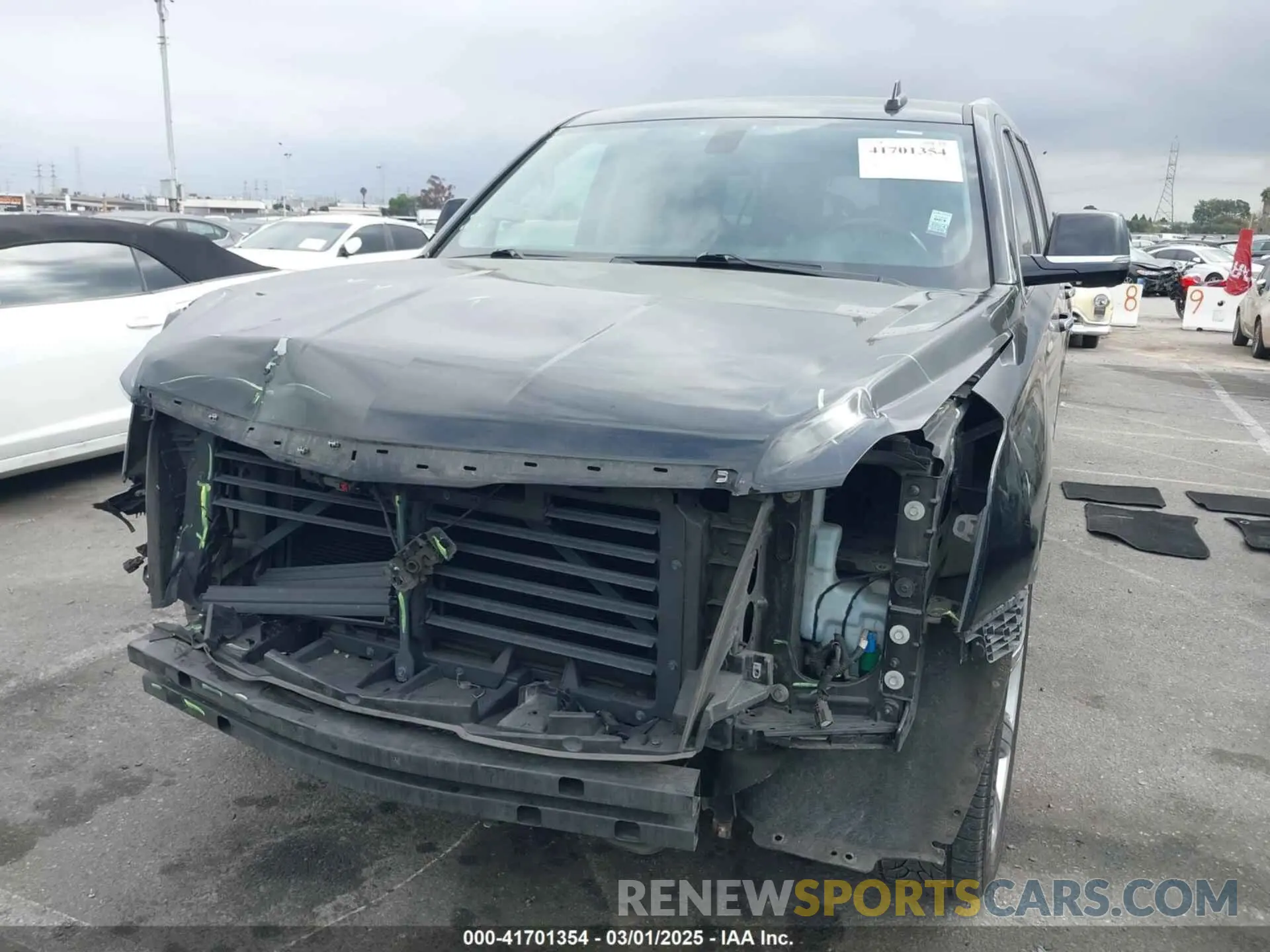 6 fotografías del automóvil dañado 1GYS4GKJ6LR270968 CADILLAC ESCALADE ESV 2020