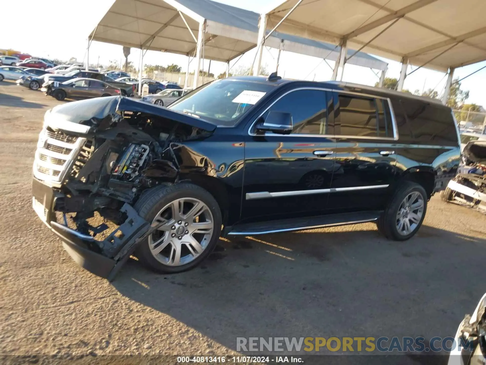 15 fotografías del automóvil dañado 1GYS4HKJ3LR181834 CADILLAC ESCALADE ESV 2020