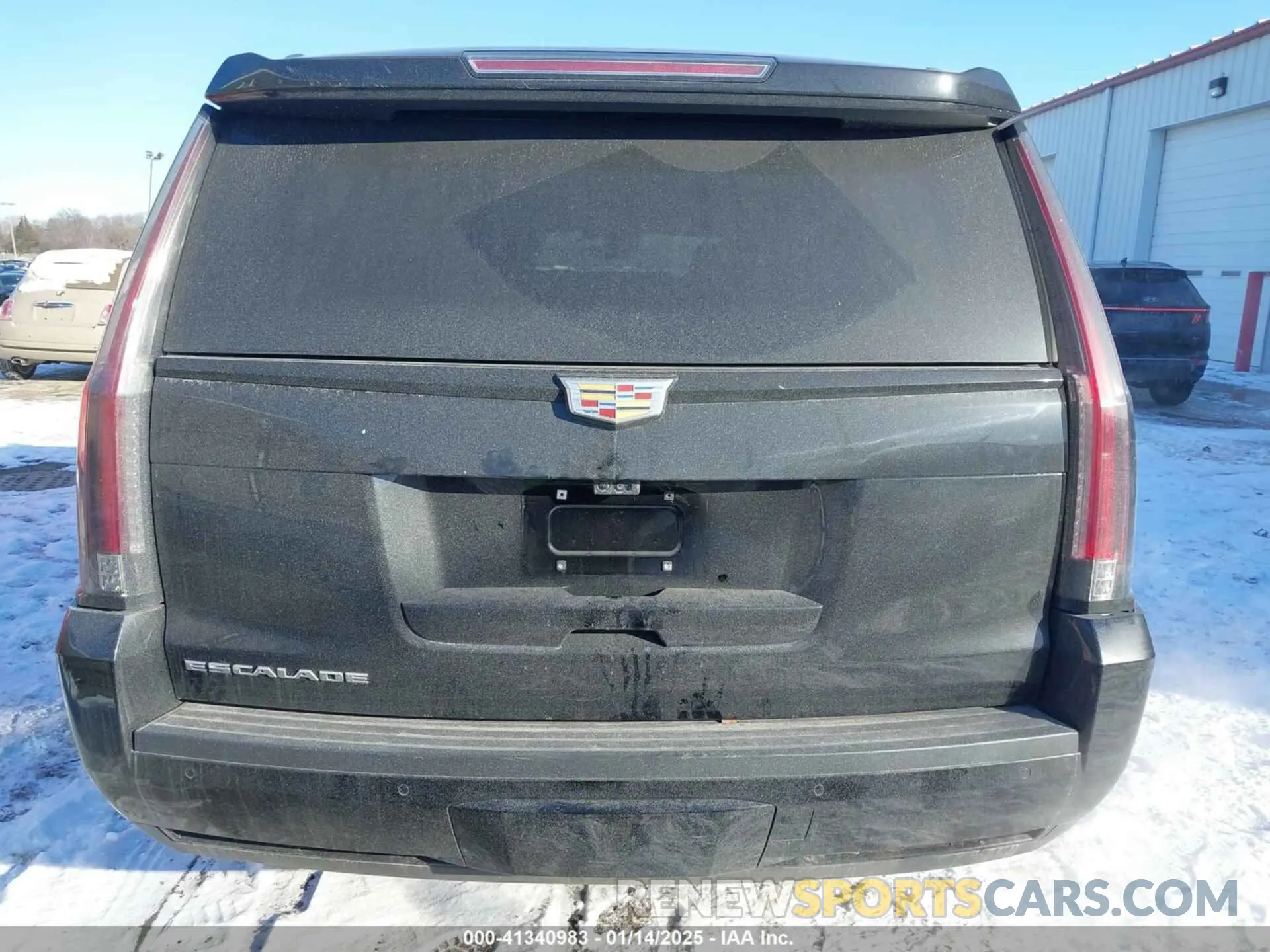 17 fotografías del automóvil dañado 1GYS4JKJ2LR231968 CADILLAC ESCALADE ESV 2020