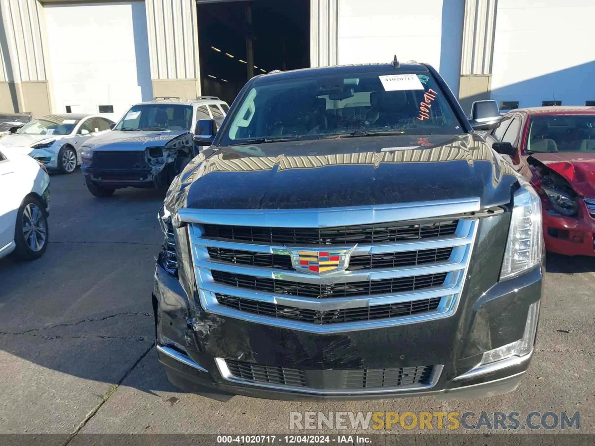 12 fotografías del automóvil dañado 1GYS4JKJ3LR218565 CADILLAC ESCALADE ESV 2020
