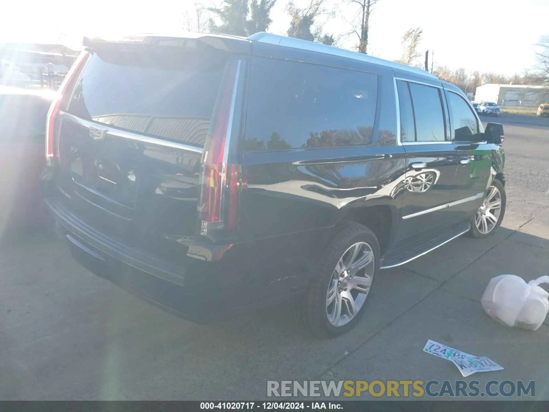 4 fotografías del automóvil dañado 1GYS4JKJ3LR218565 CADILLAC ESCALADE ESV 2020