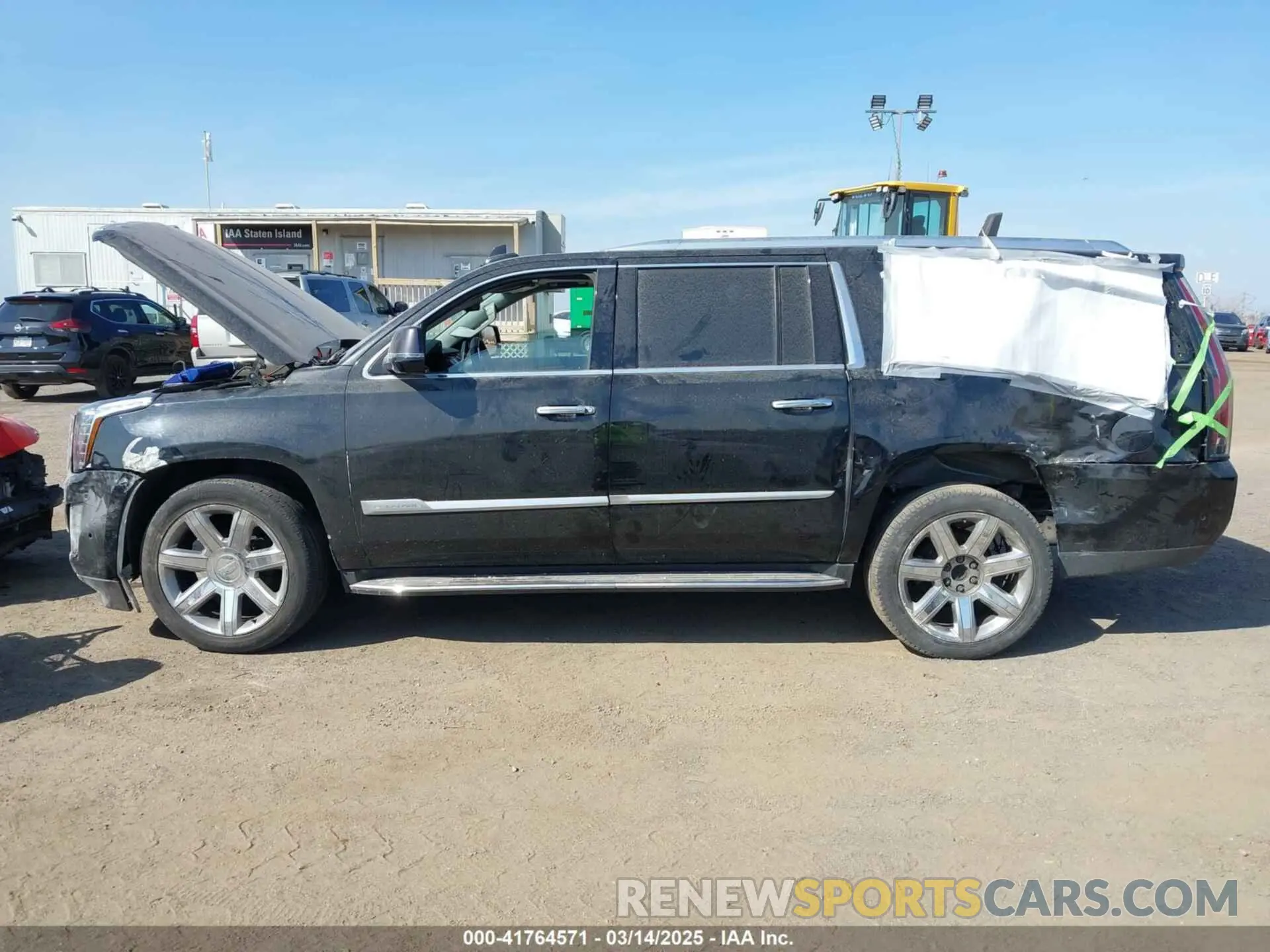 14 fotografías del automóvil dañado 1GYS4JKJXLR271943 CADILLAC ESCALADE ESV 2020