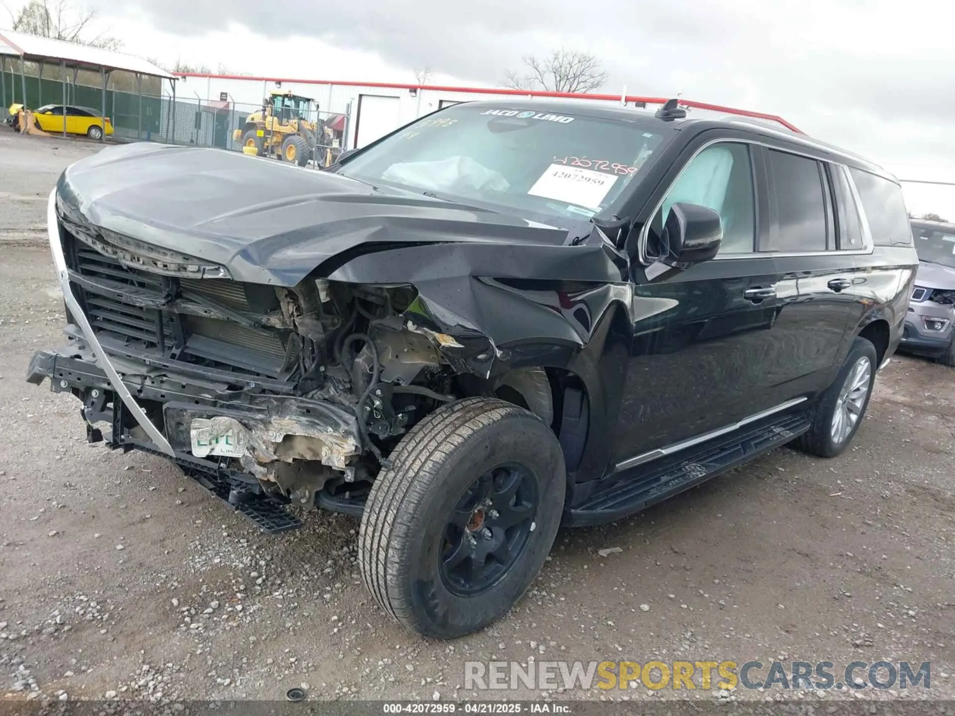 2 fotografías del automóvil dañado 1GYS4JKL2MR355998 CADILLAC ESCALADE ESV 2021