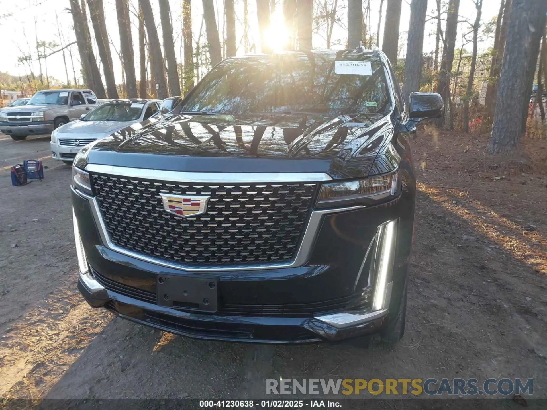 6 fotografías del automóvil dañado 1GYS4KKL9MR477201 CADILLAC ESCALADE ESV 2021