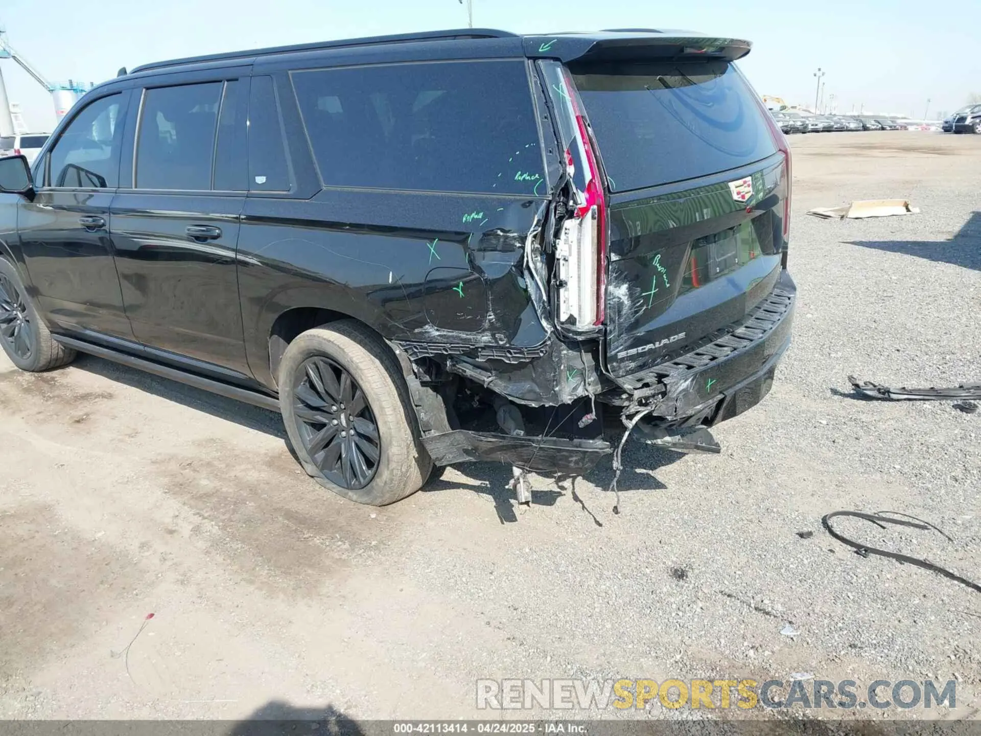6 fotografías del automóvil dañado 1GYS4PKL2MR228185 CADILLAC ESCALADE ESV 2021