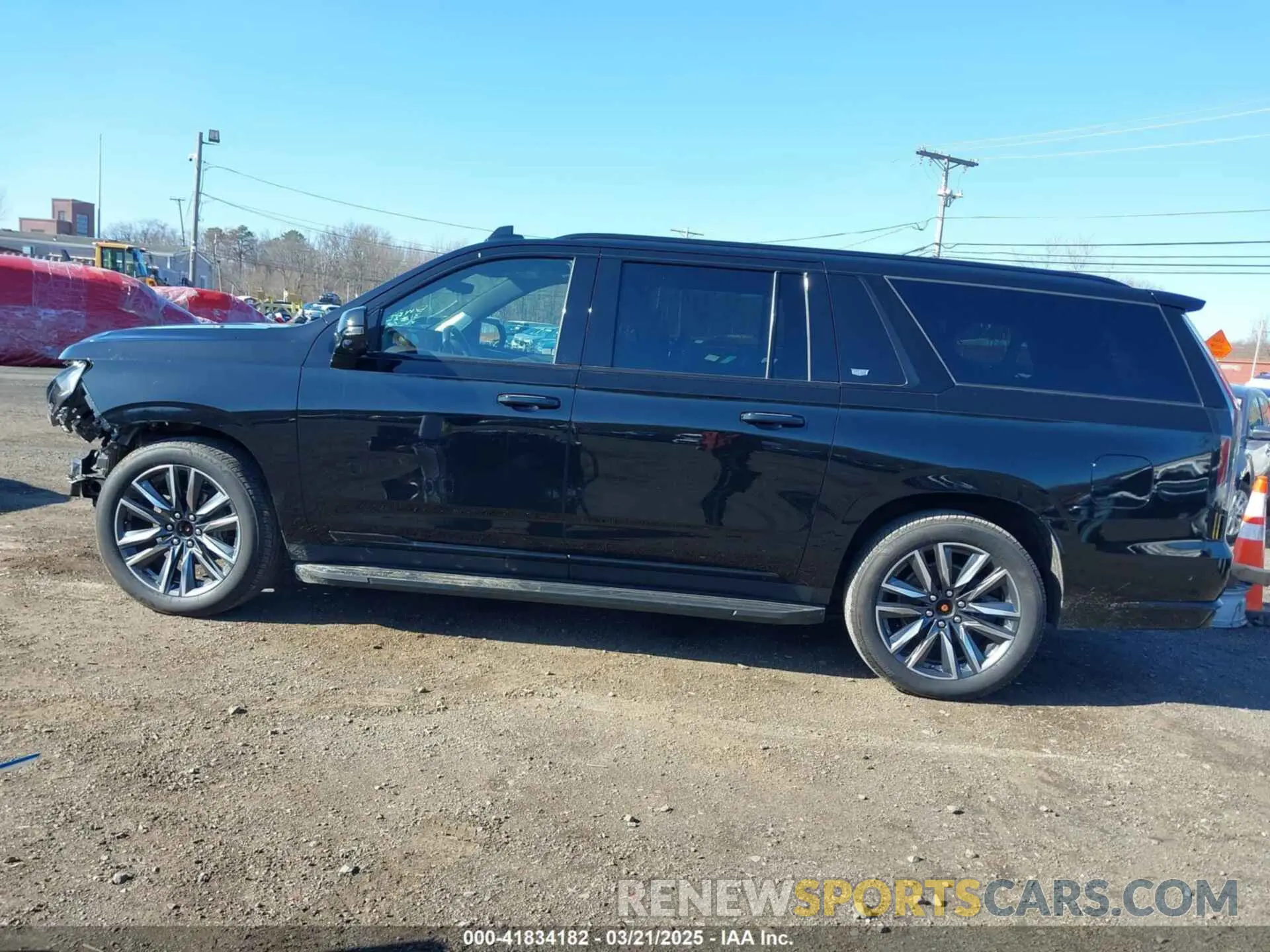 14 fotografías del automóvil dañado 1GYS4RKL1MR300022 CADILLAC ESCALADE ESV 2021