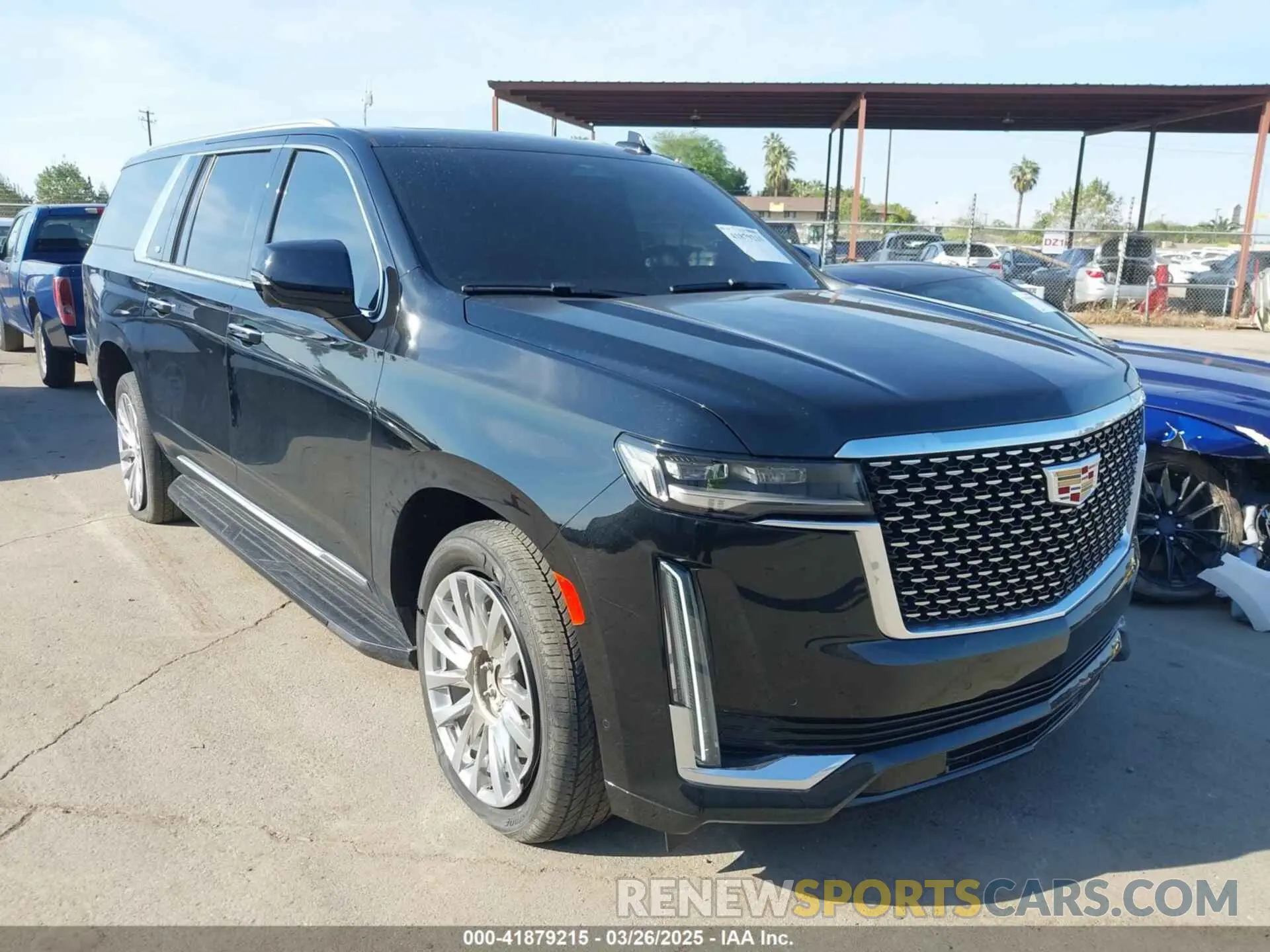 1 fotografías del automóvil dañado 1GYS3KKL7NR279818 CADILLAC ESCALADE ESV 2022