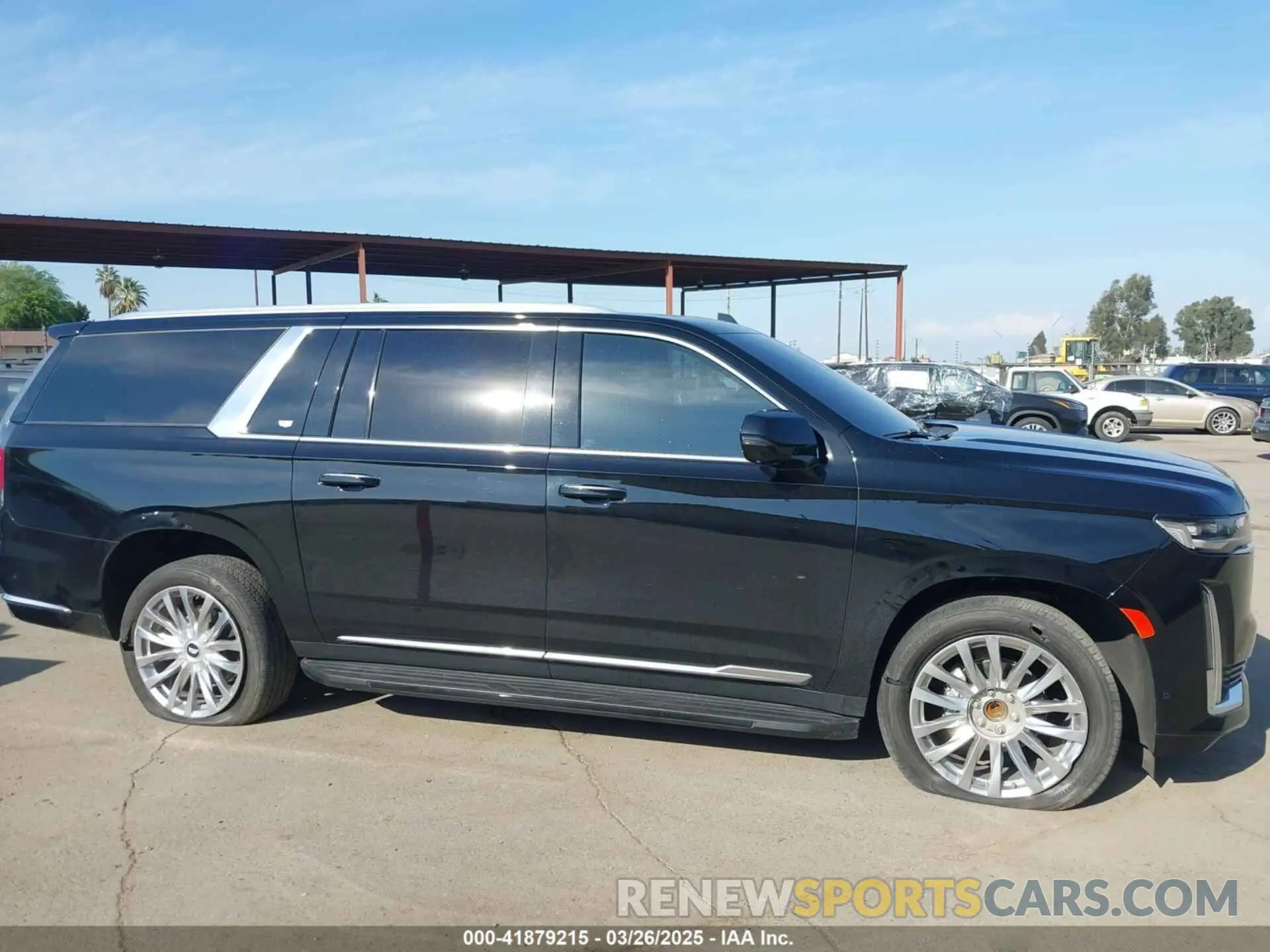14 fotografías del automóvil dañado 1GYS3KKL7NR279818 CADILLAC ESCALADE ESV 2022