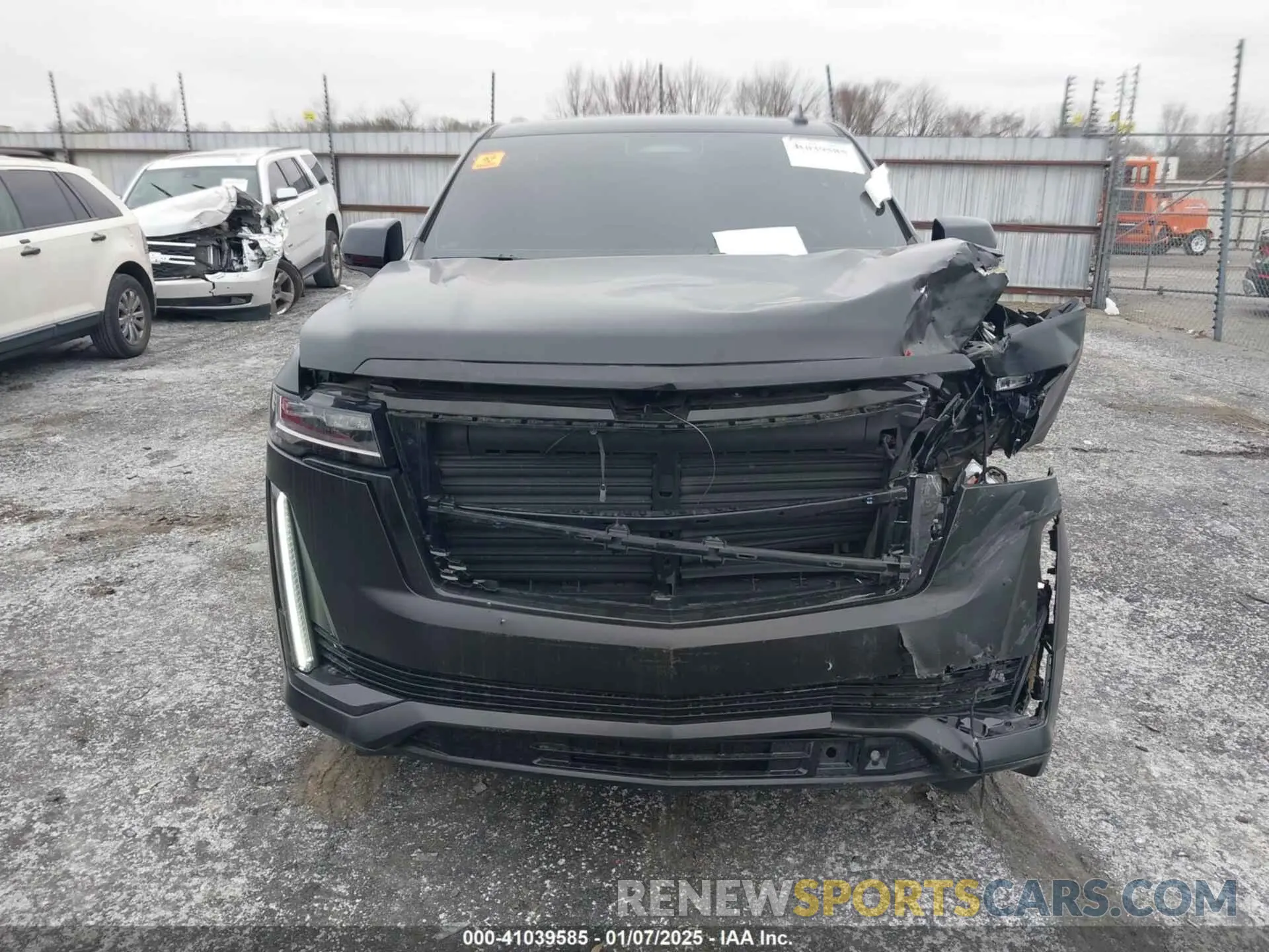 12 fotografías del automóvil dañado 1GYS4LKL9NR209532 CADILLAC ESCALADE ESV 2022