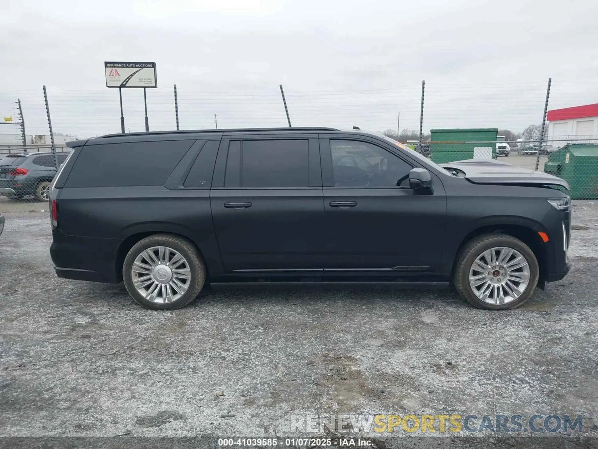 13 fotografías del automóvil dañado 1GYS4LKL9NR209532 CADILLAC ESCALADE ESV 2022