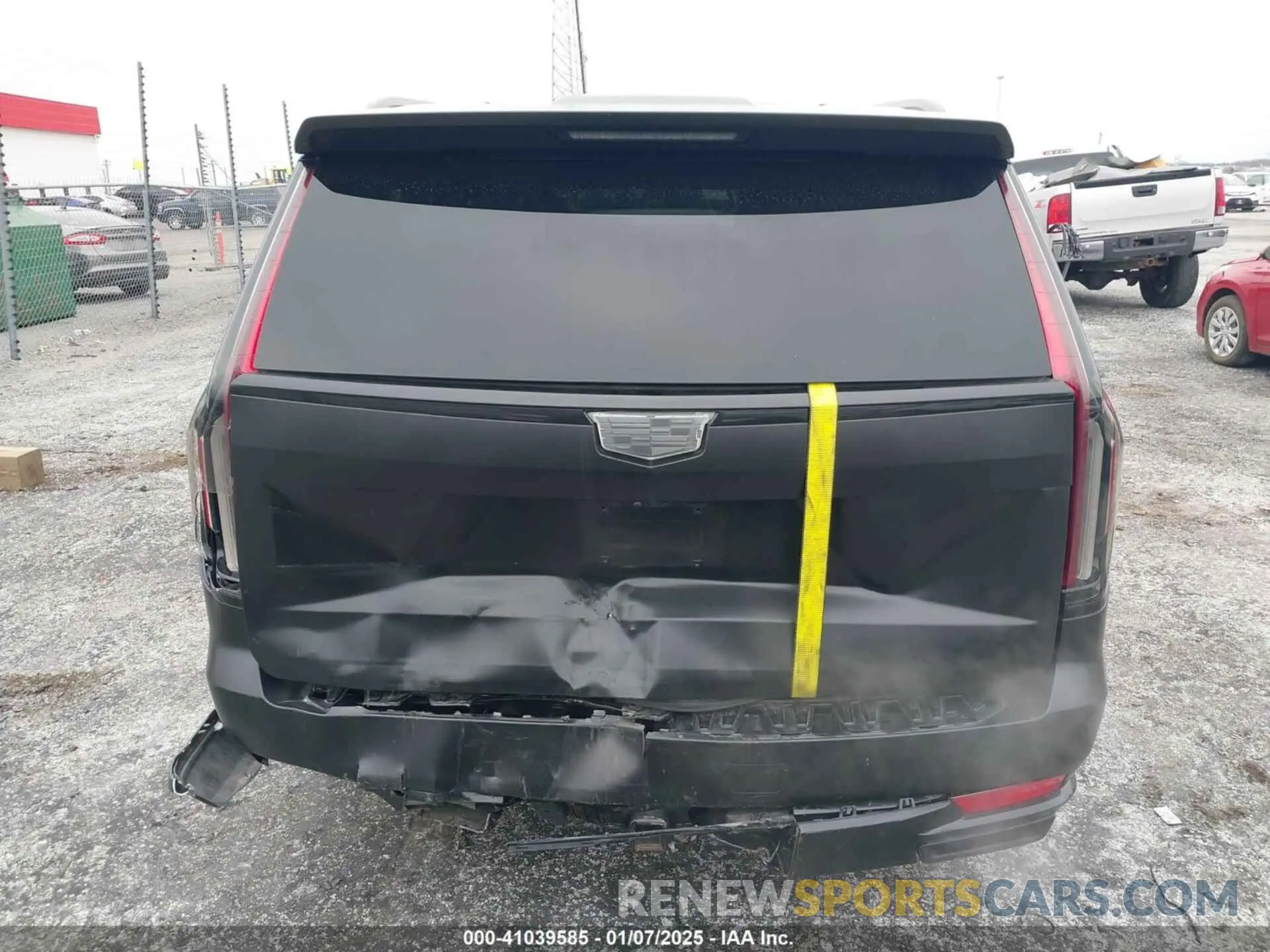 16 fotografías del automóvil dañado 1GYS4LKL9NR209532 CADILLAC ESCALADE ESV 2022