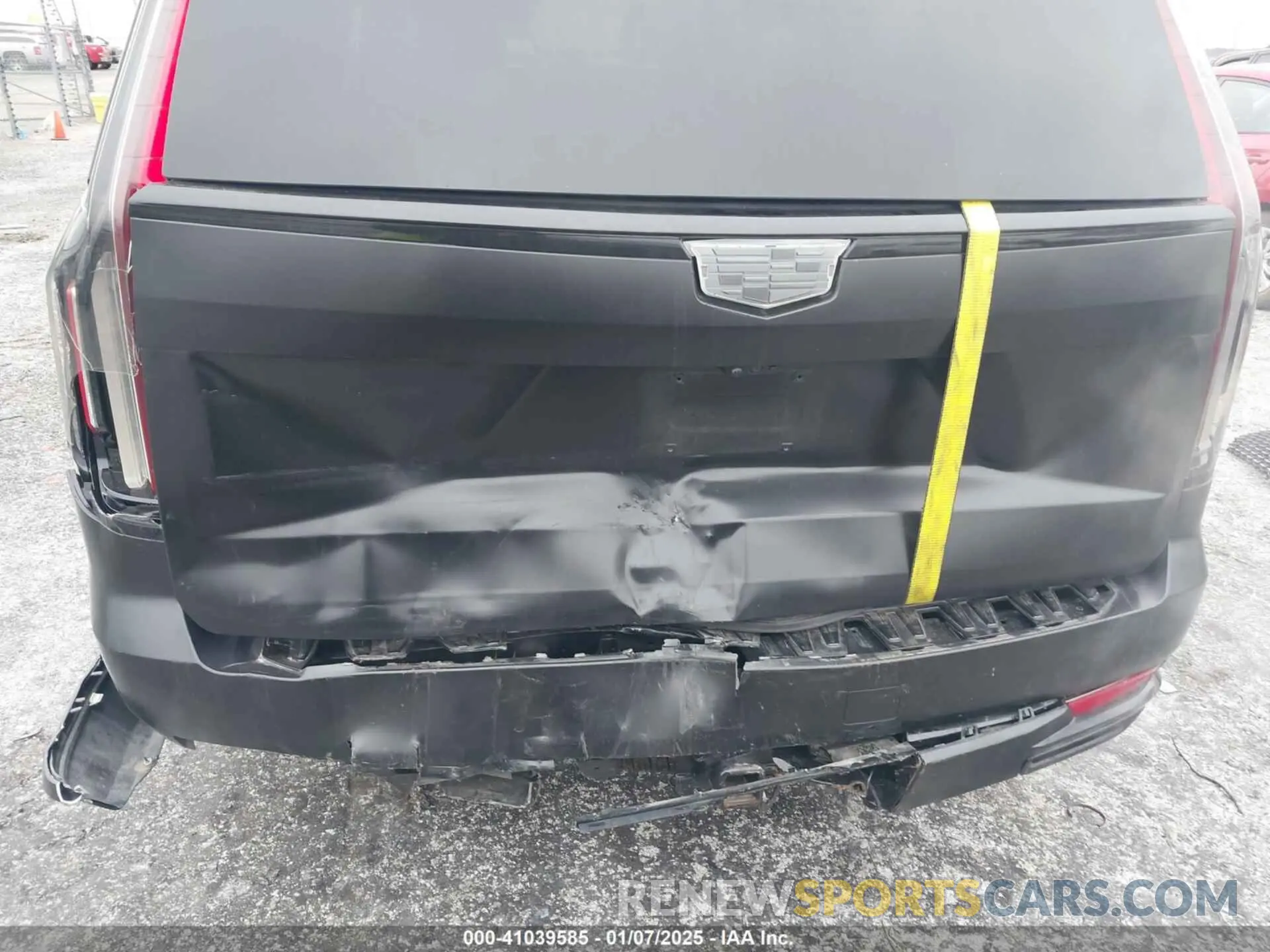 17 fotografías del automóvil dañado 1GYS4LKL9NR209532 CADILLAC ESCALADE ESV 2022